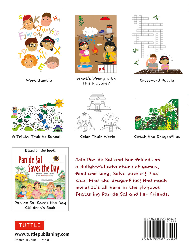 Pan de Sal Saves the Day Activity Book (9780804854535)