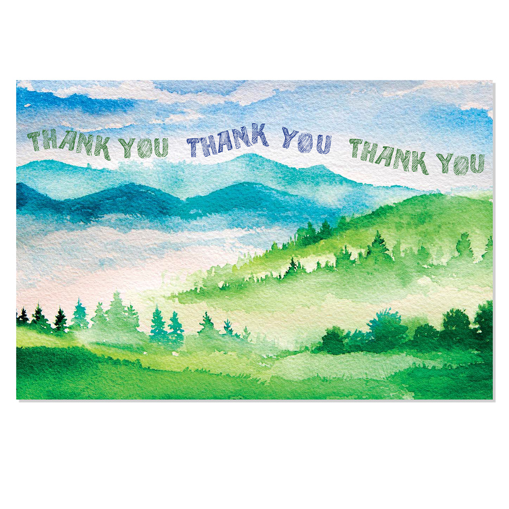 Nature Watercolors, 40 Thank You Cards with Envelopes (9780804854856)
