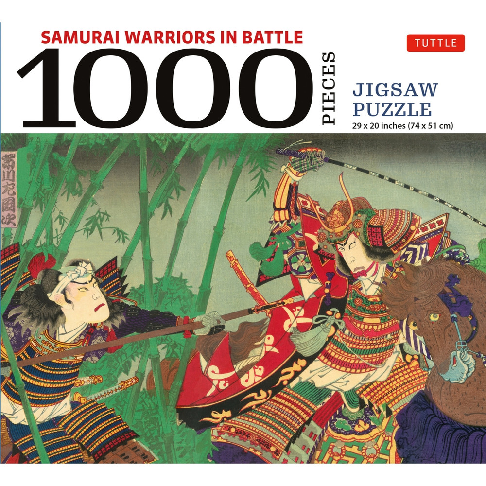 Samurai Warriors in Battle- 1000 Piece Jigsaw Puzzle(9780804856140)