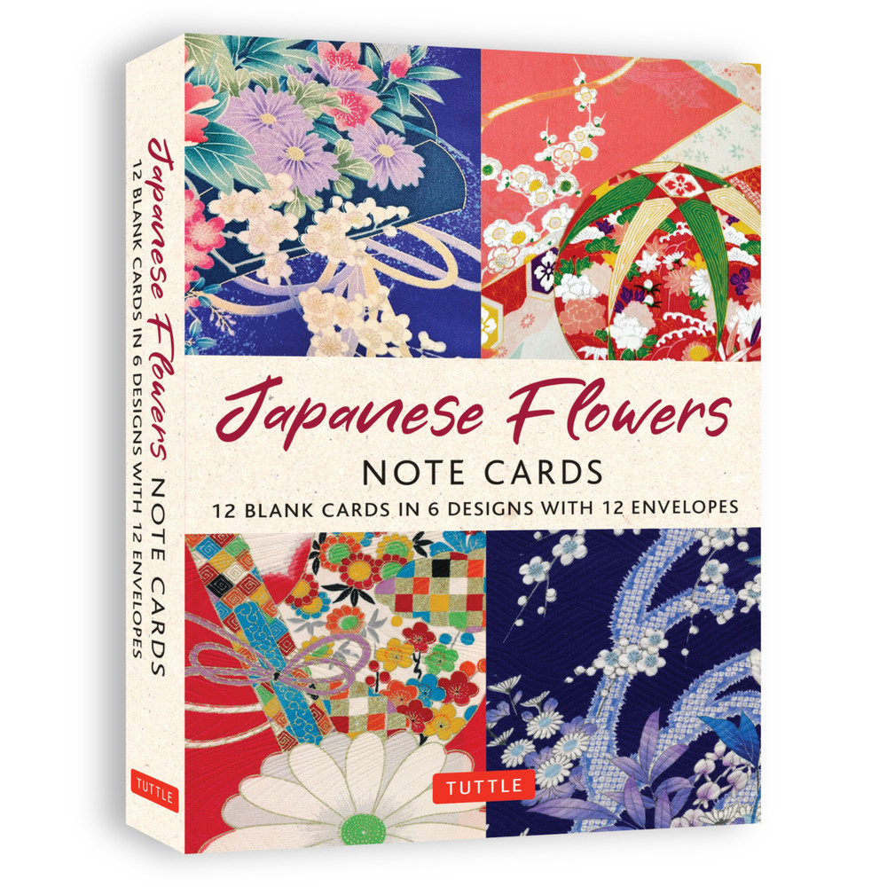 Japanese Flowers, 12 Note Cards (9780804857772)