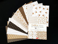 Gold & Silver Gift Wrapping Papers - 12 Sheets (9780804851145)