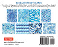 Blue & White Note Cards, 24 Blank Cards (9780804854283)