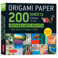 Origami Paper 200 sheets Mother Earth Photos 6" (15 cm) (9780804856508)