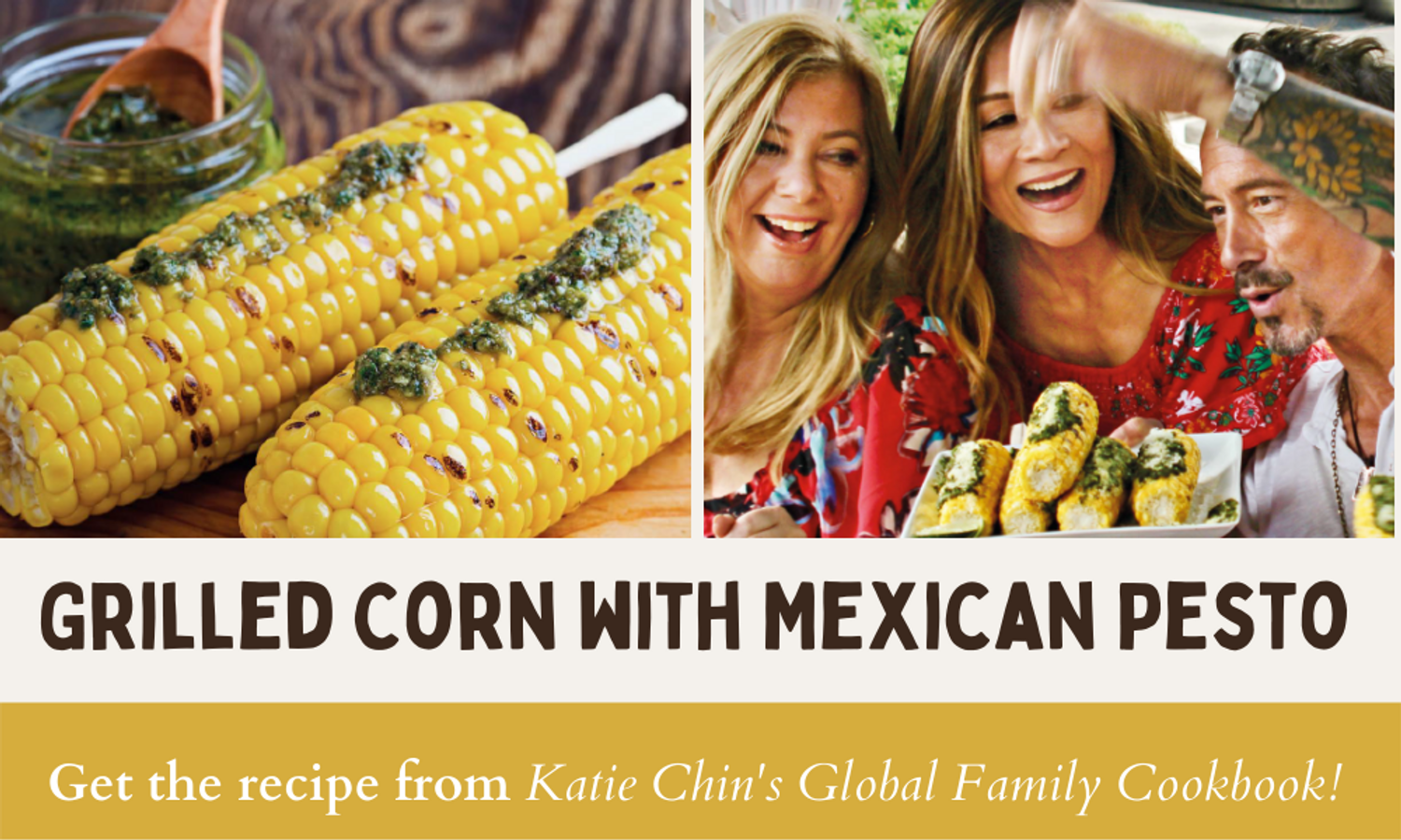 Get the Recipe: Grilled Corn with Mexican Pesto