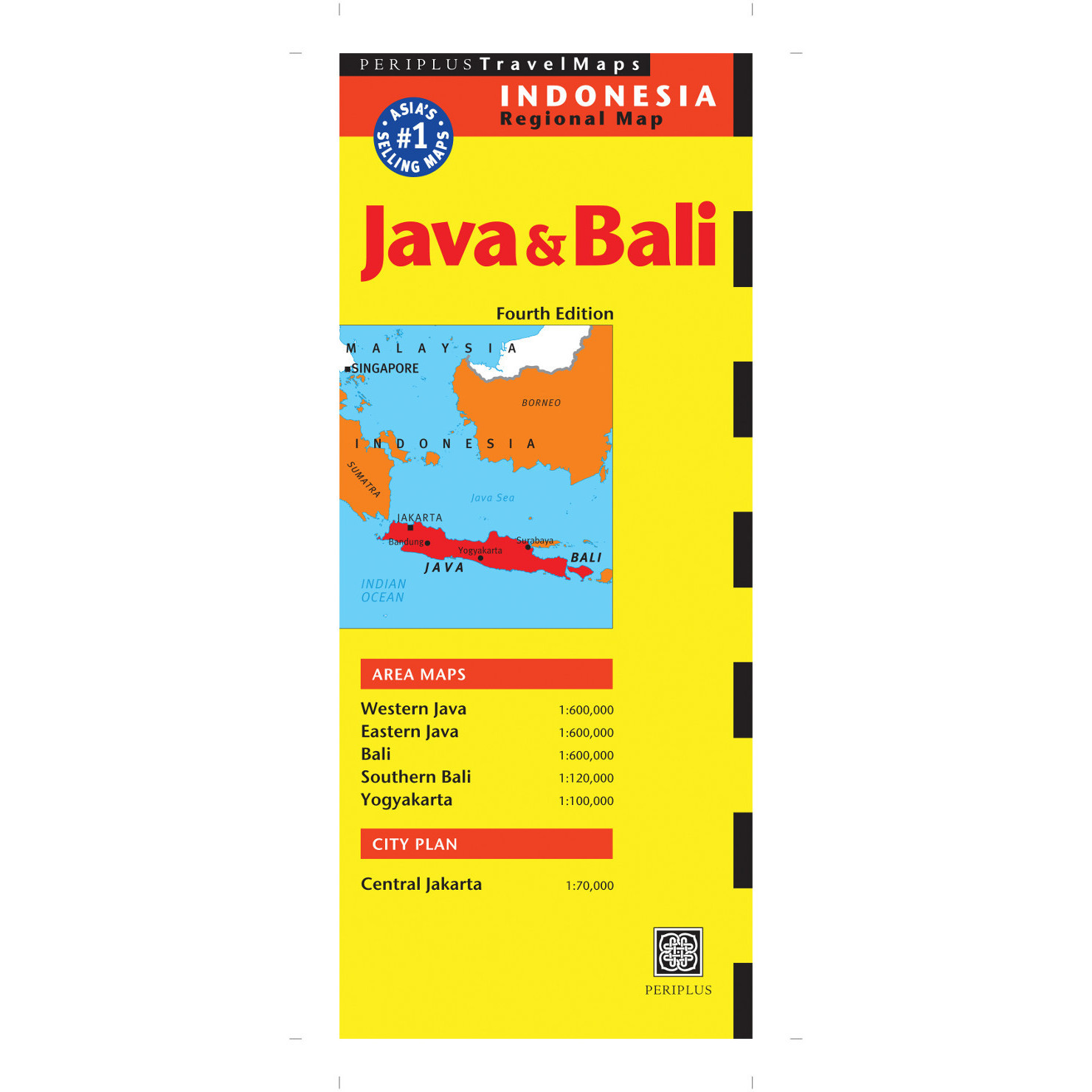 Java & Bali Travel Map Fourth Edition (9780794607425) - Tuttle