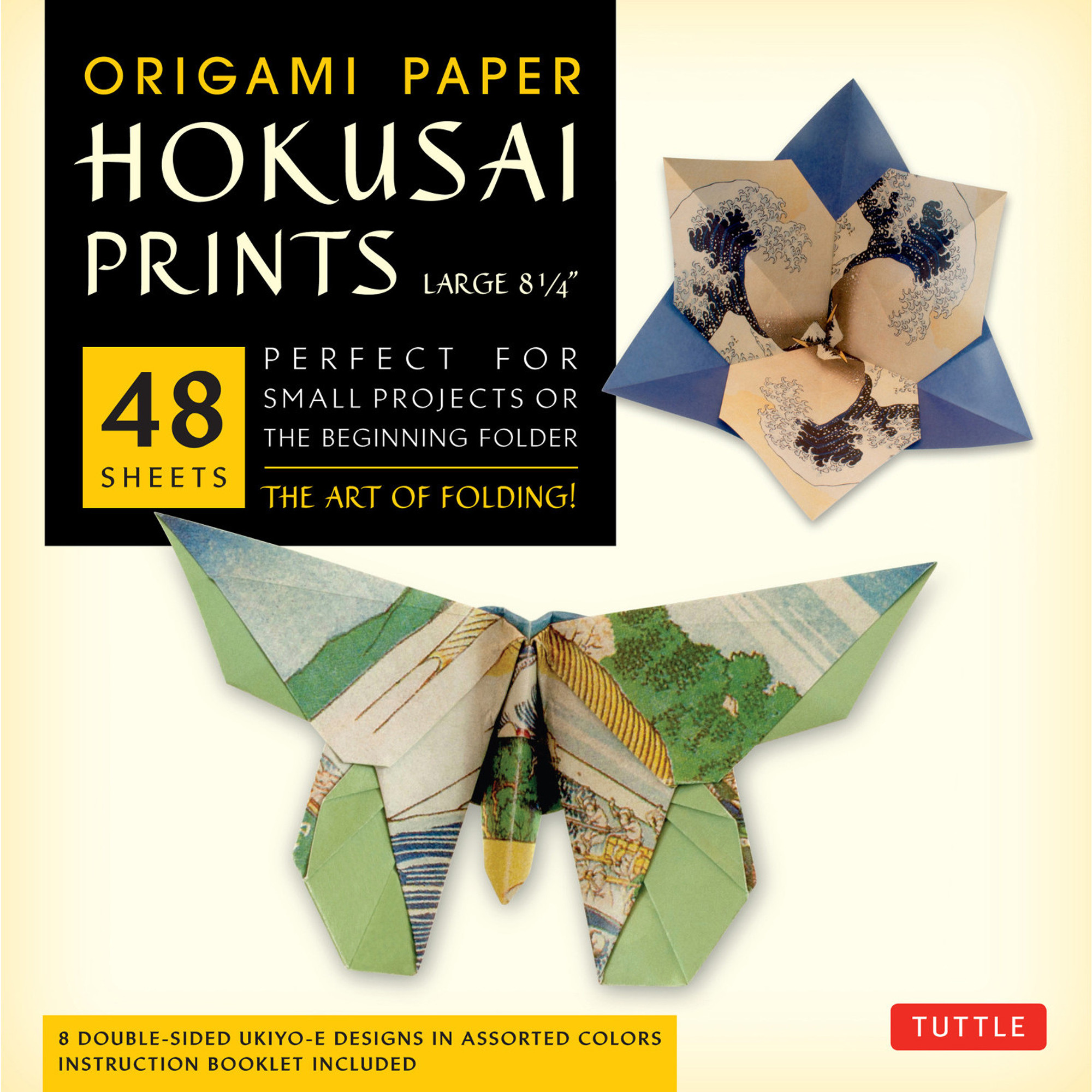 Origamiページ Origami Paper - Hokusai Prints - Large 8 1/4