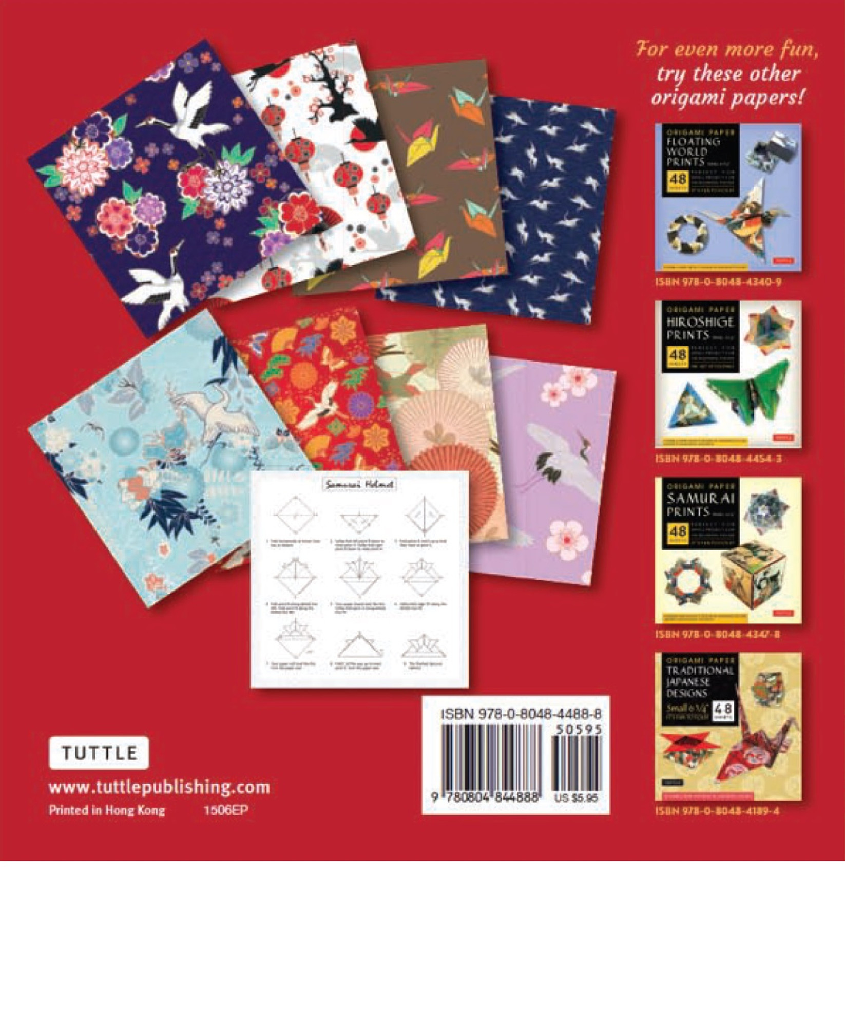 Origami Paper - Japanese Bird Patterns - 6 3/4 - 48 Sheets (9780804844888)  - Tuttle Publishing