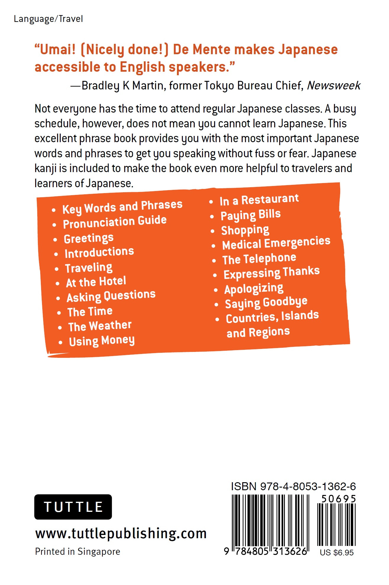 Survival Japanese (9784805313626) - Tuttle Publishing