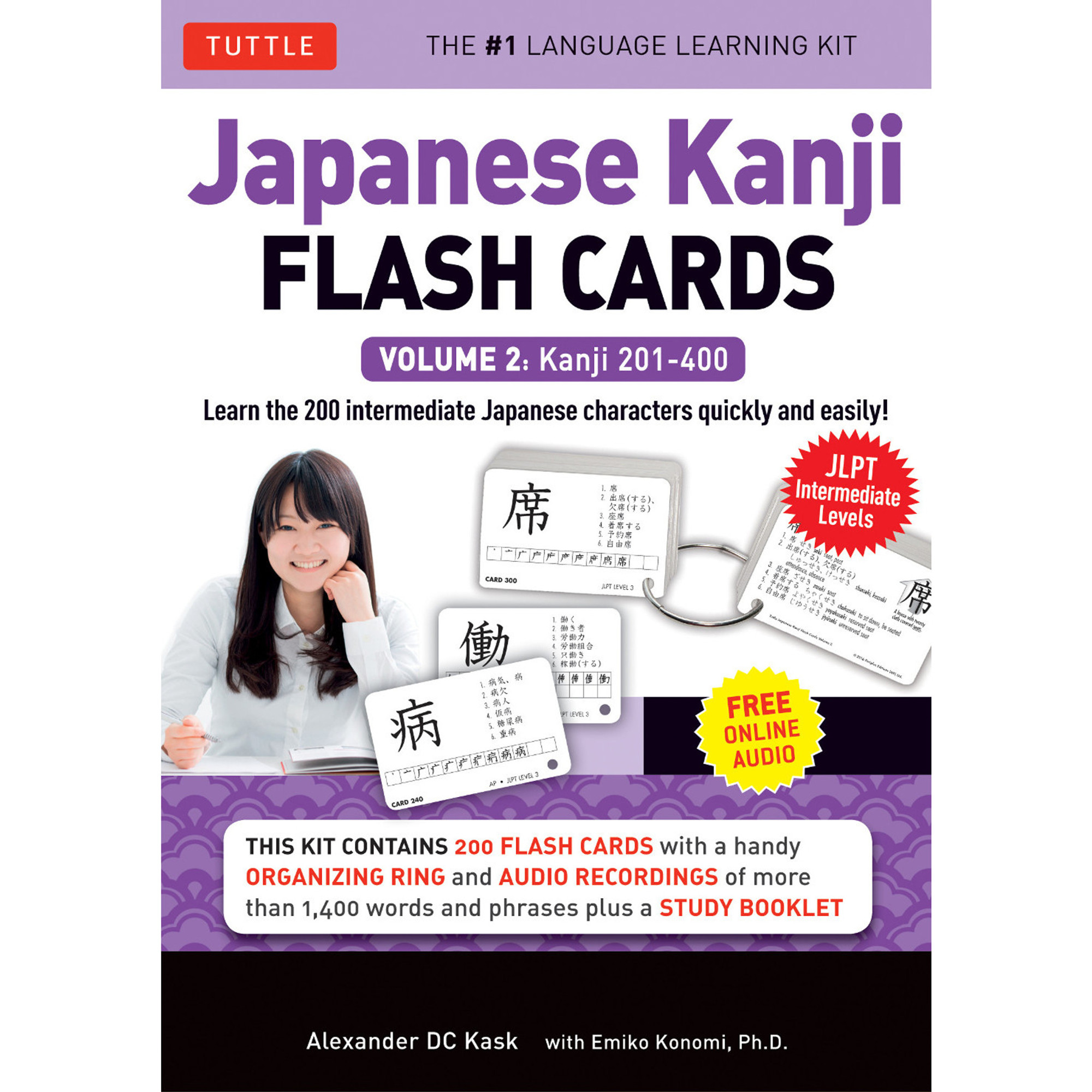 Japanese Kanji Flash Cards Kit Volume 2 (9784805311646)