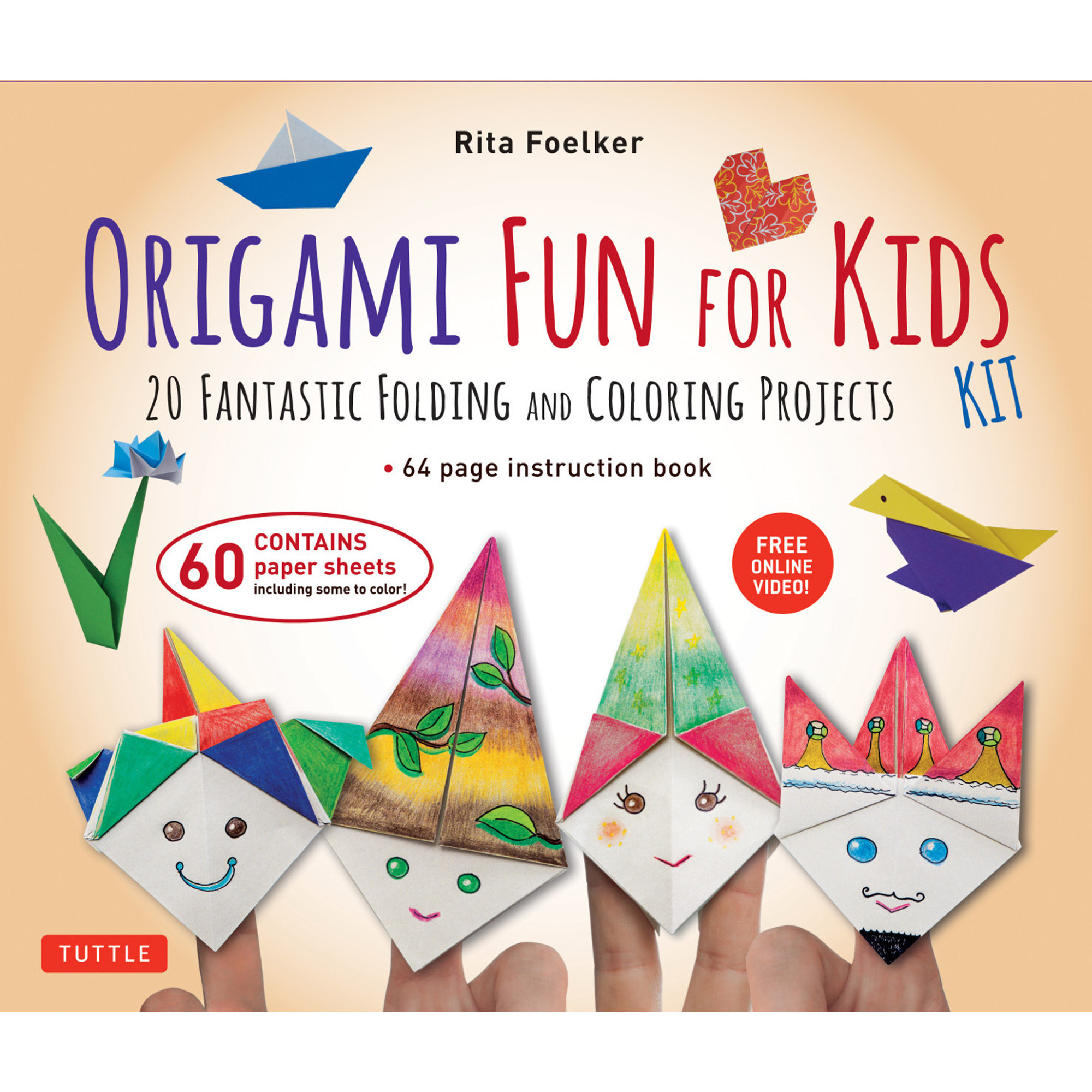 Origami Fun for Kids Kit (9780804846080) - Tuttle Publishing