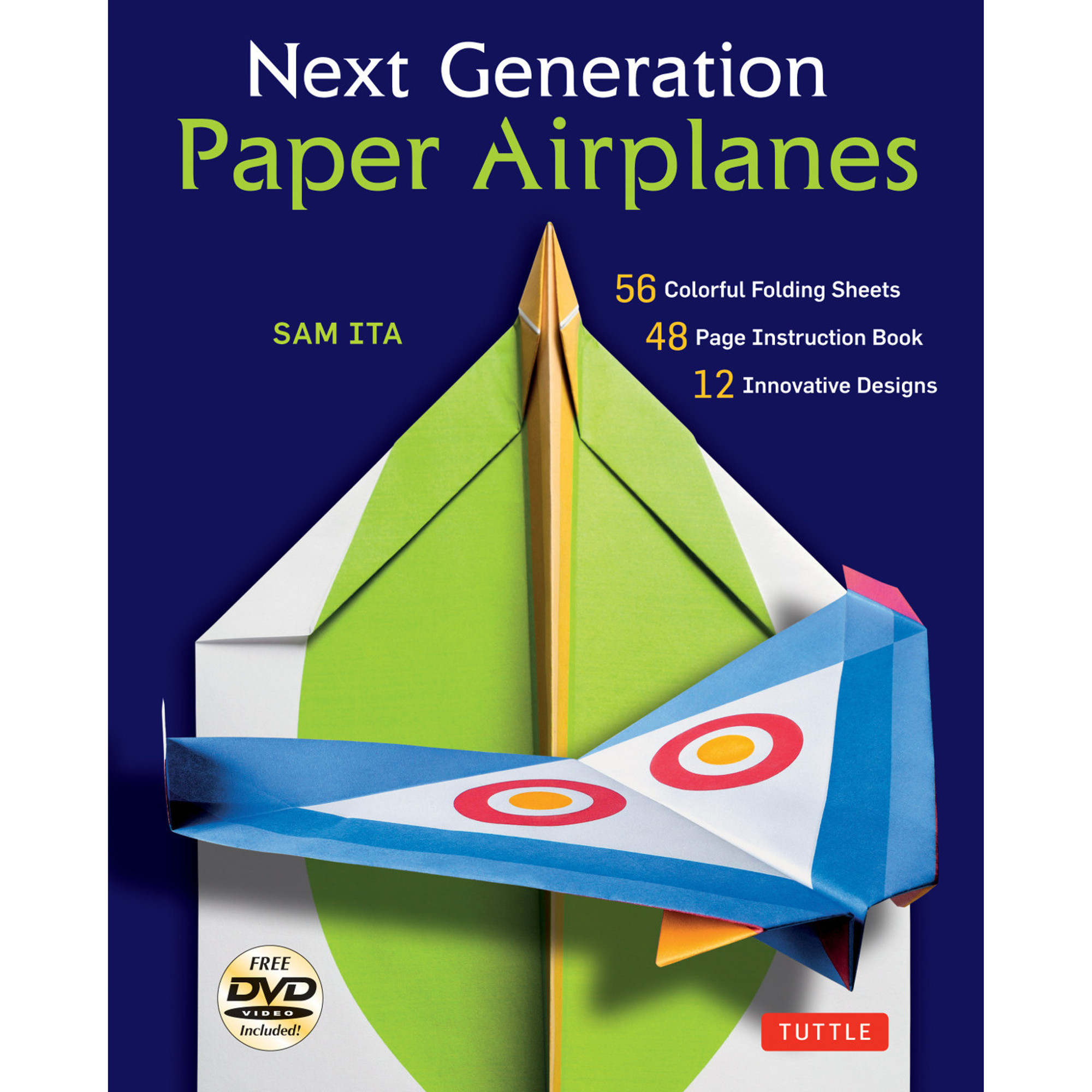 Super Paper Flyers Book Kit VTG Create Design Paper Airplane