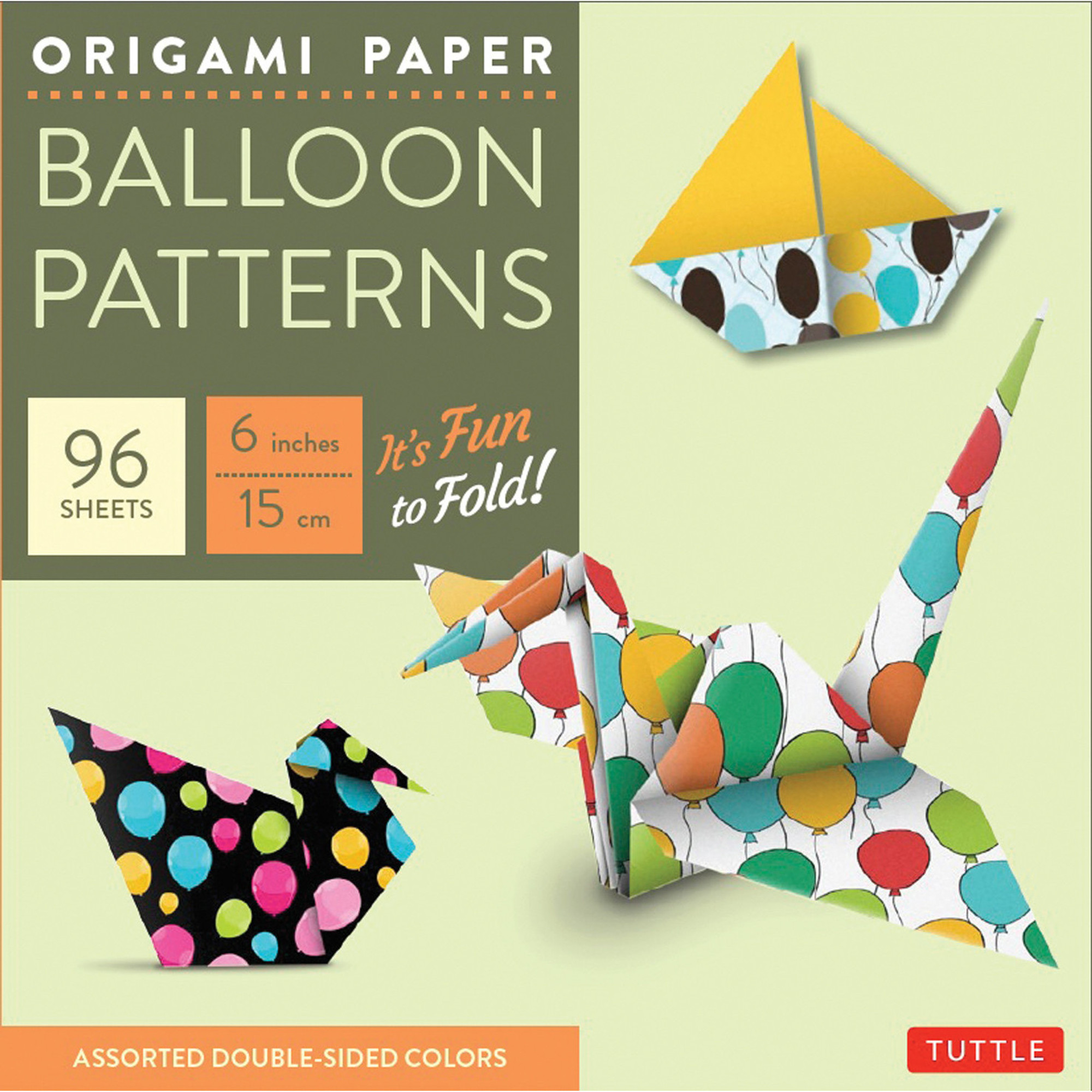 Origami Paper - Japanese Washi Patterns - 6 - 96 Sheets (9780804845465)