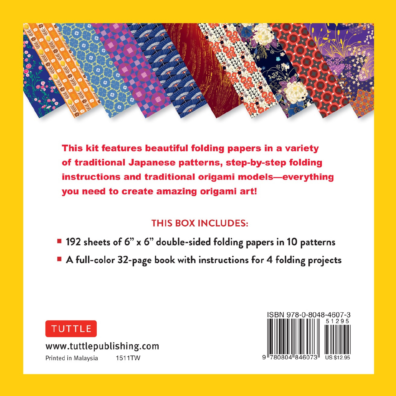 Origami Paper in a Box - Abstract Patterns (9780804846073