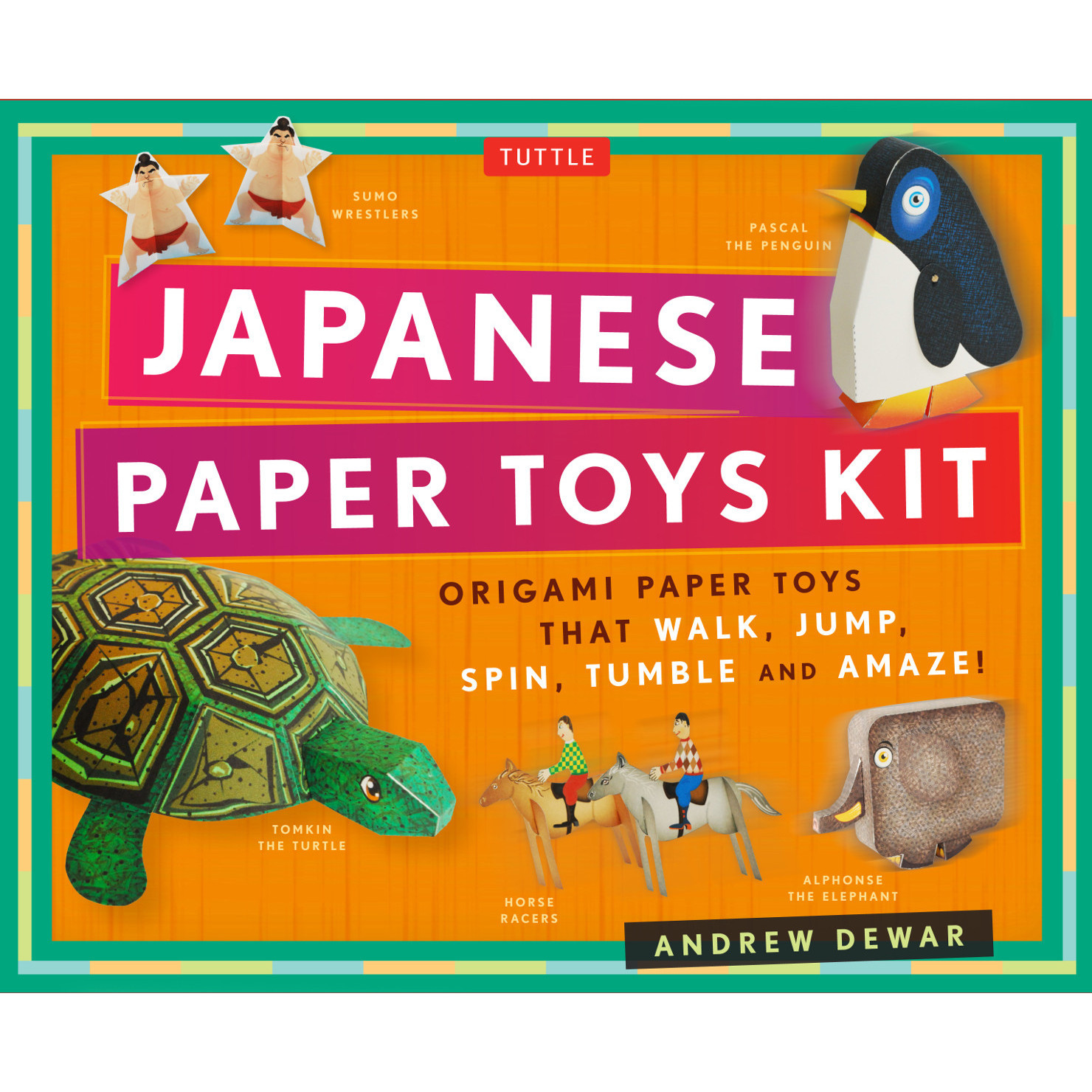 秋元ペーパークラフトキット Japanese Paper Toys Kit (9780804846325) - Tuttle Publishing