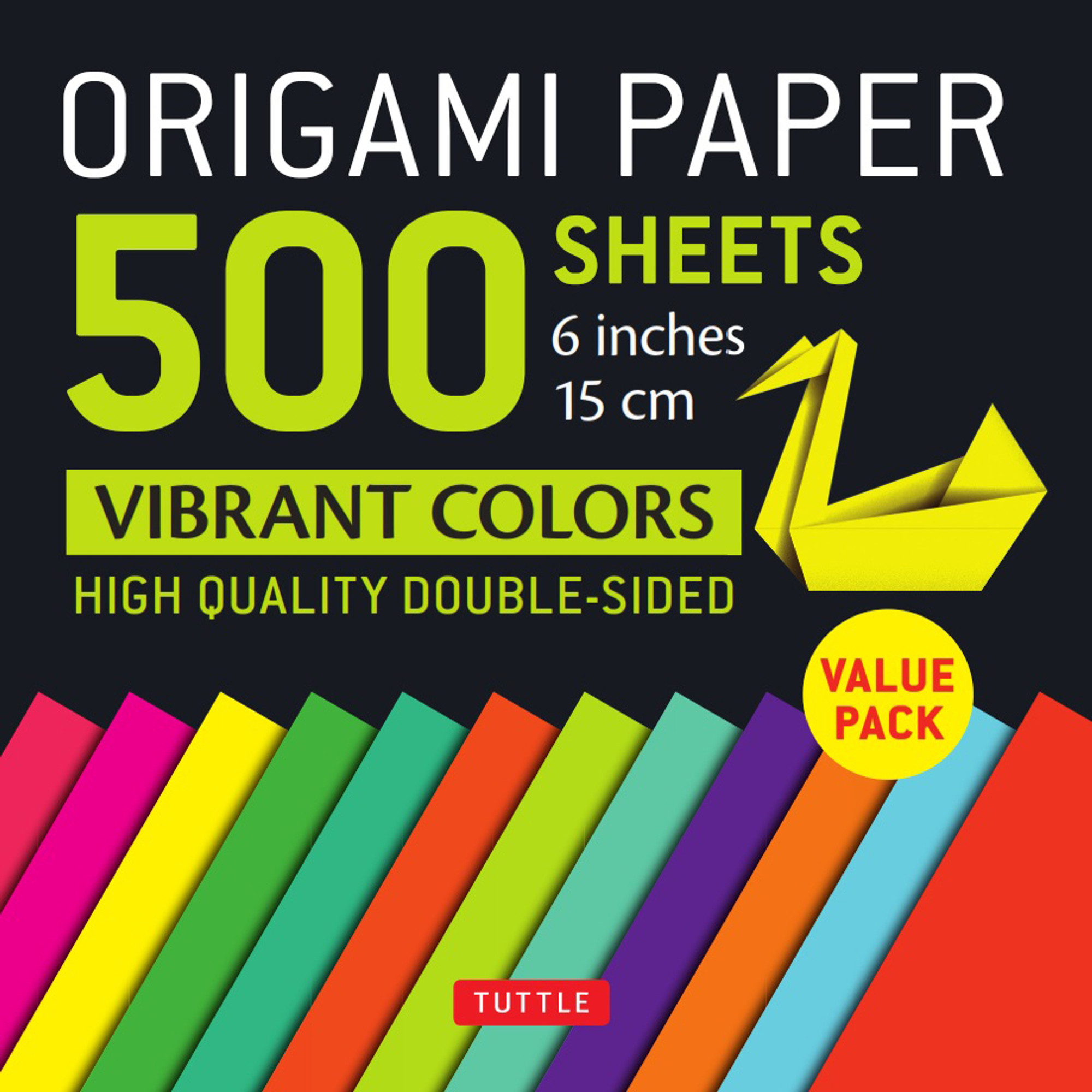 Origami Foil Paper Multi Color Pack, Metallic Folding Paper, 10 Colors,  15x15cm 6x6 pick 20 or 80 Sheets 