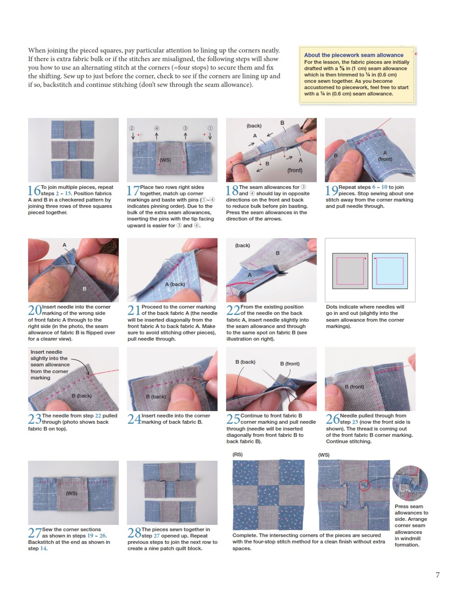 Shizuko Kuroha's Japanese Patchwork Quilting Patterns (9784805314937)