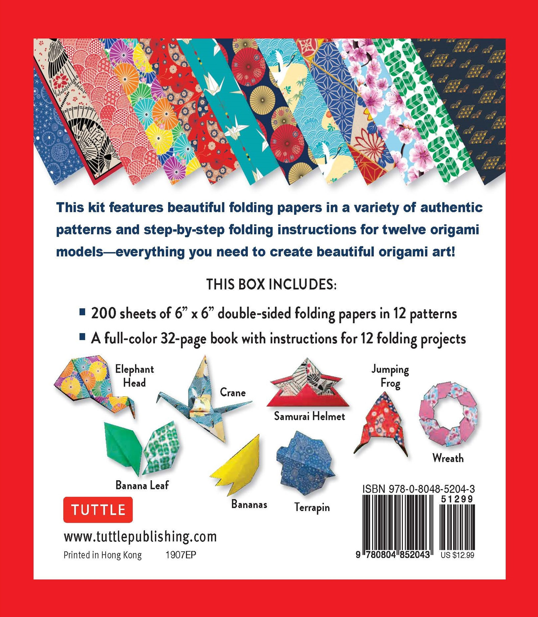 Origami Paper in a Box - Chiyogami Patterns (9780804852043