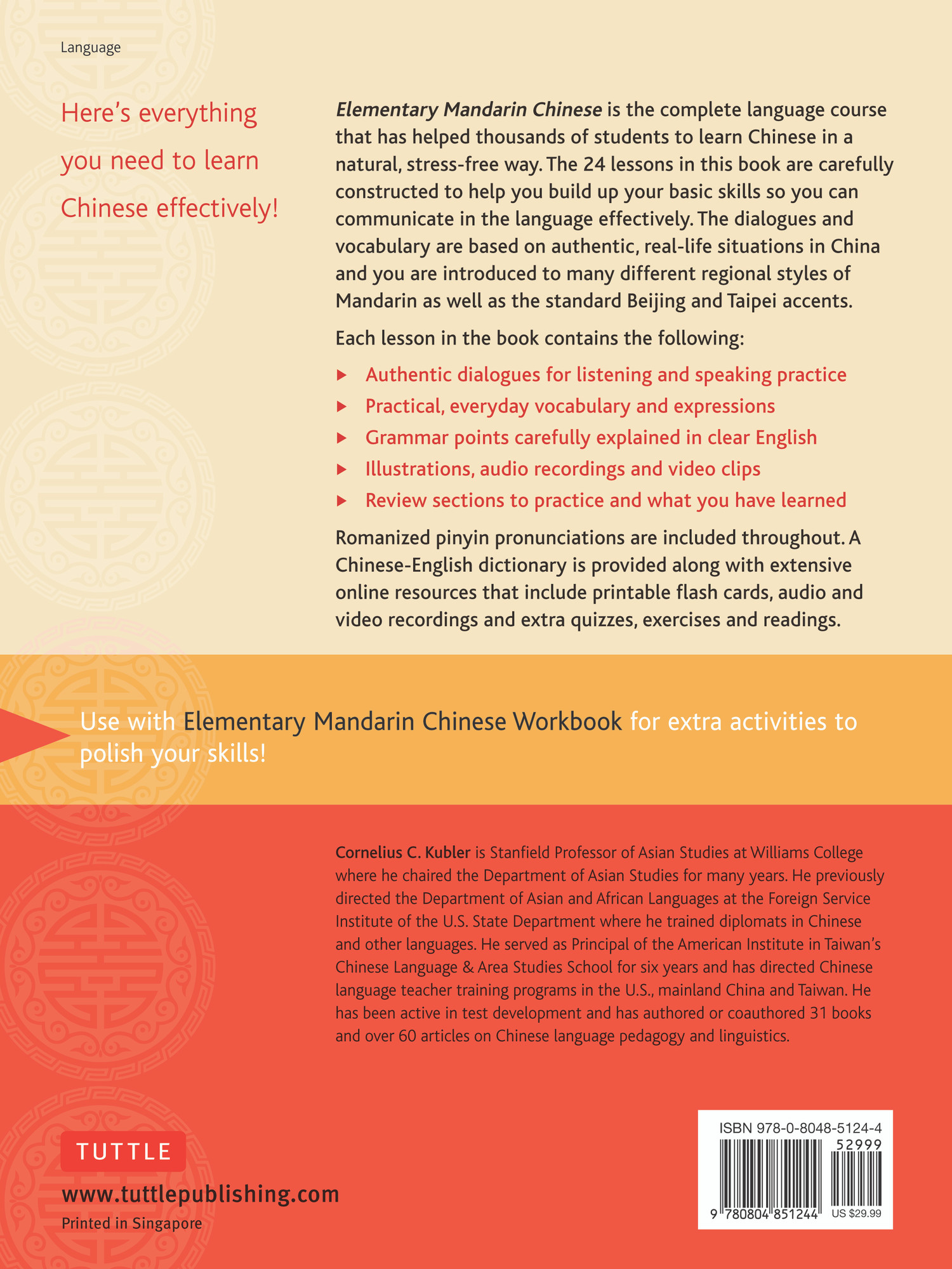 Elementary Mandarin Chinese Textbook 9780804851244 Tuttle Publishing Elementary Mandarin Chinese Textbook 9780804851244 Tuttle Publishing