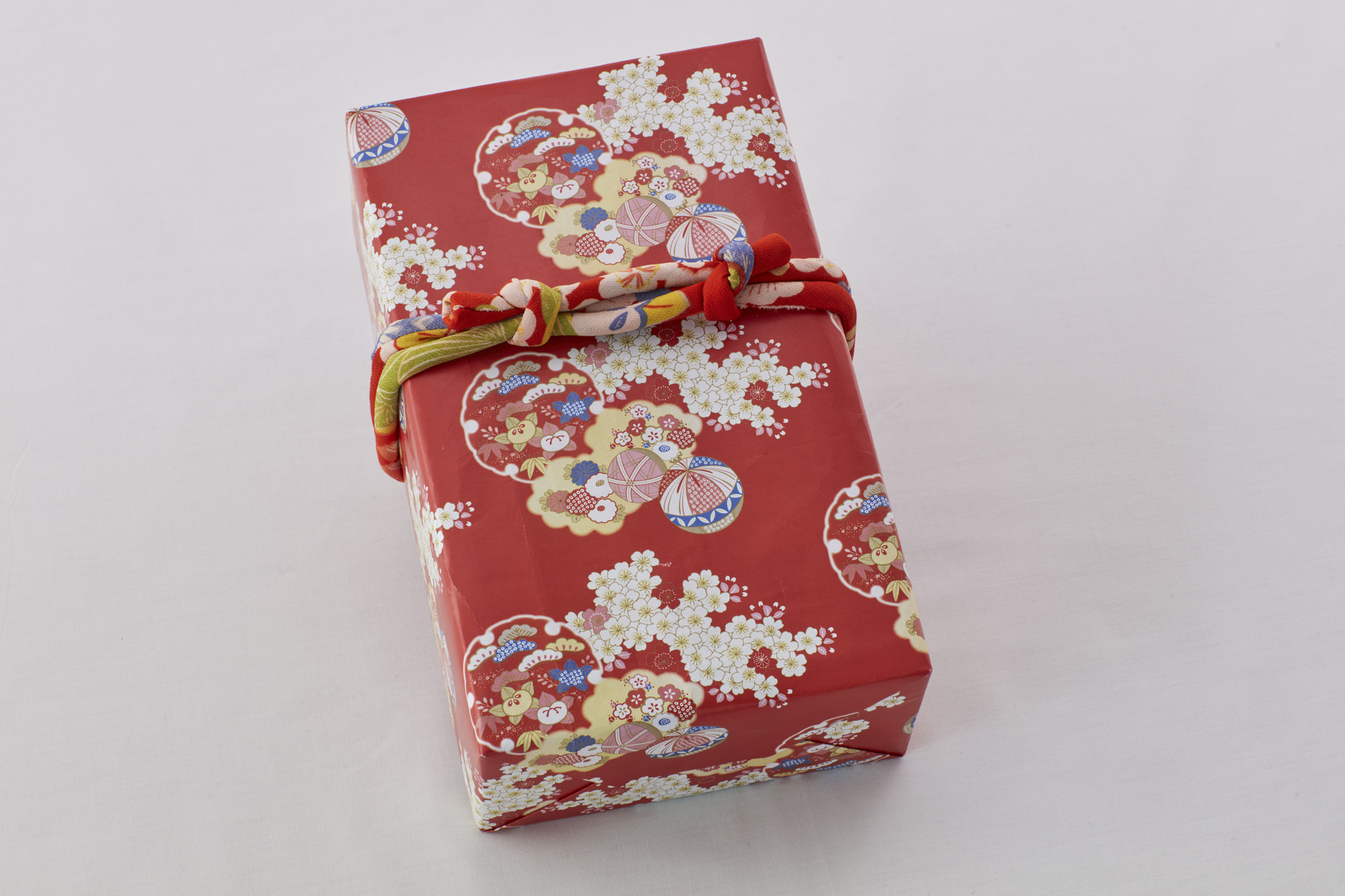 red wrapping paper