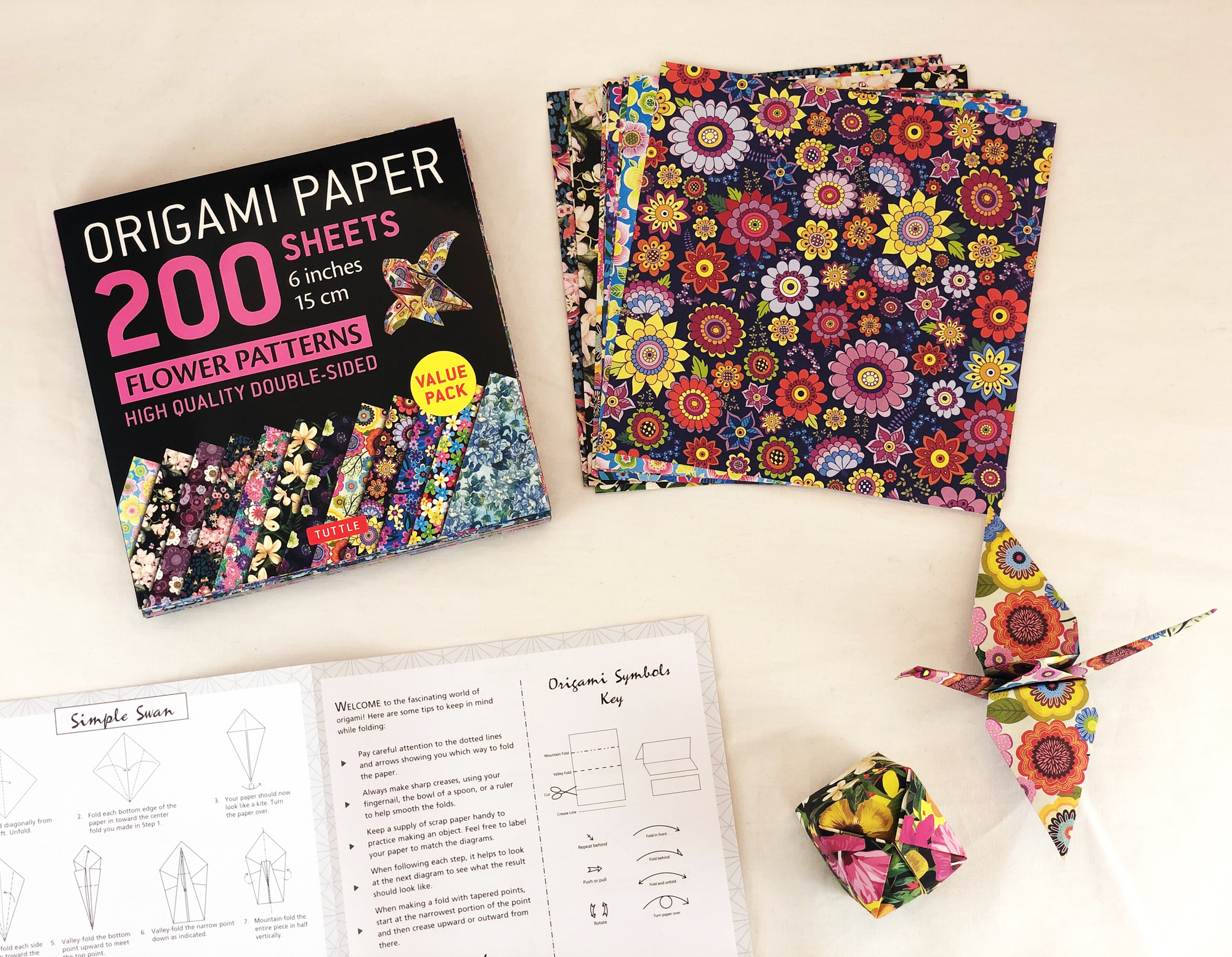 Origami Paper Instructions Stock Illustrations – 952 Origami Paper