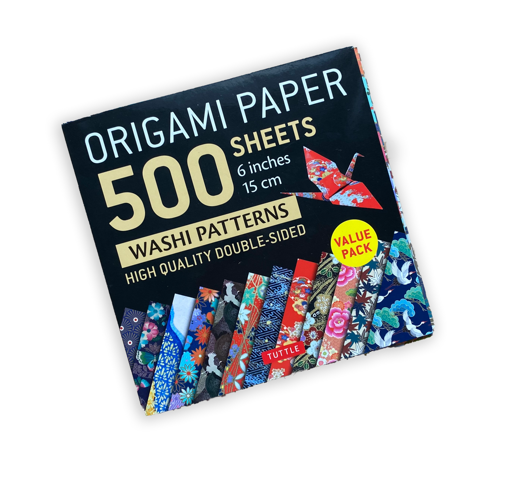 Origami Paper in a Box - Japanese Washi Patterns: 200 Sheets of Tuttle Origami  Paper: 6x6 Inch Origami Paper Printed with 12 Different Patterns: 32-Page  Instructional Book of 10 Projects (Other) 