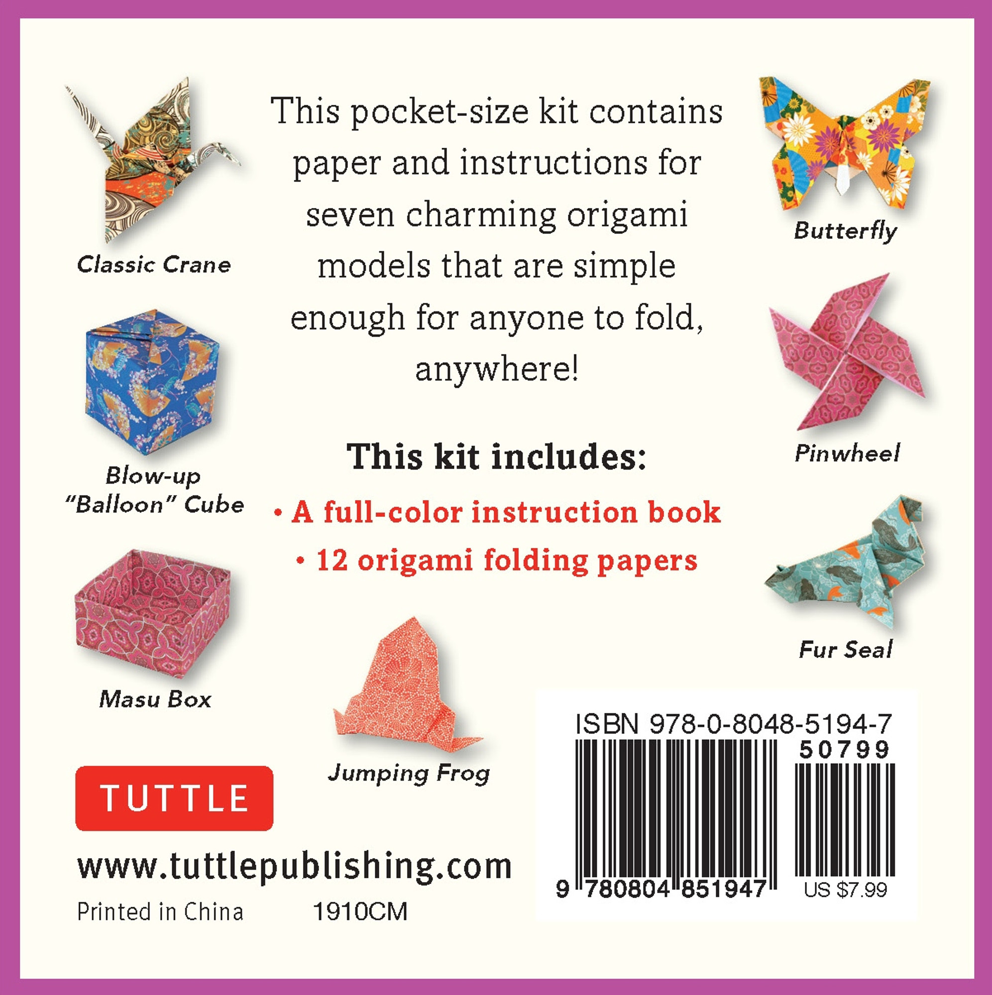 Pocket Size Origami Fun Kit (9780804851947)