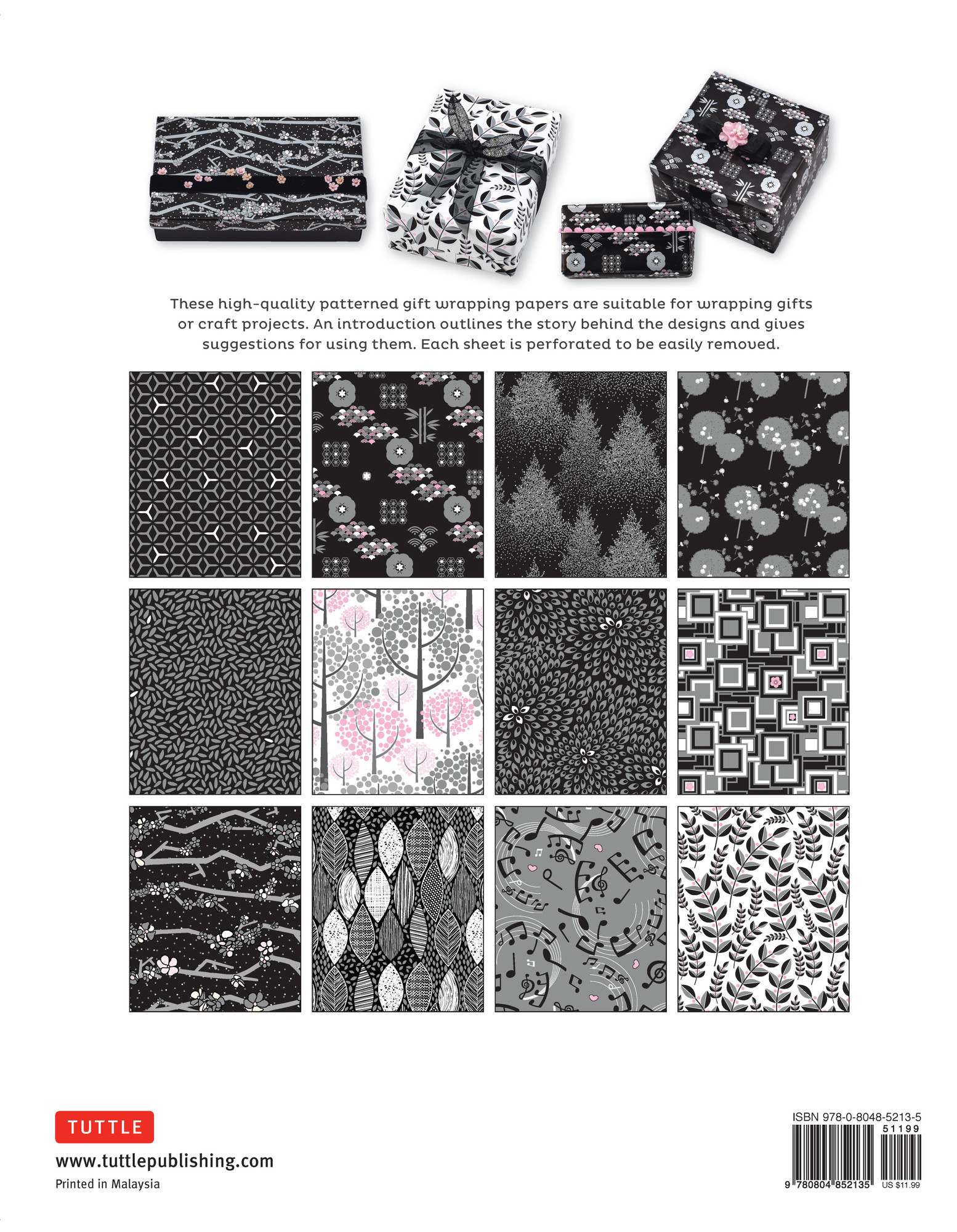 Japanese Washi Gift Wrapping Papers - 12 Sheets (9780804852333) - Tuttle  Publishing