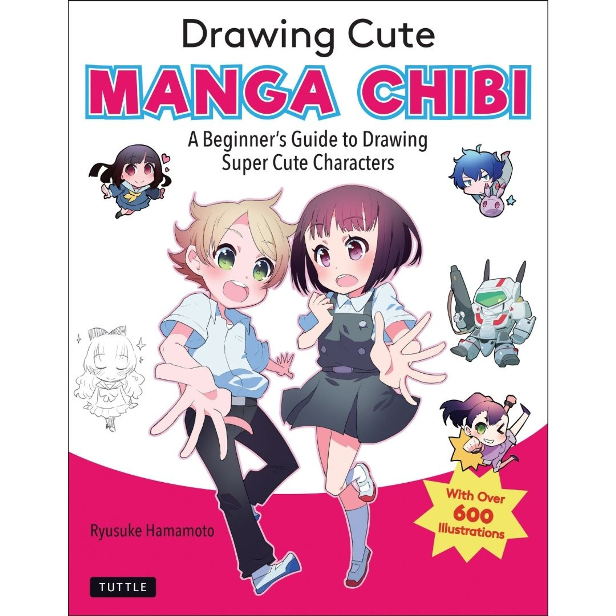 Super Deform Pose Collection Girl Kawaii Character How to Draw Manga Japan