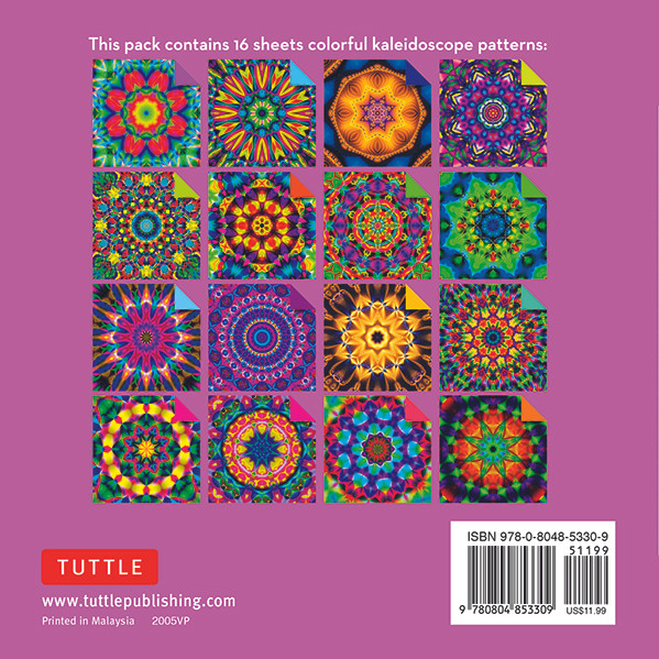 Origami Kaleidoscope Paper Pack Book (9780804853309) - Tuttle