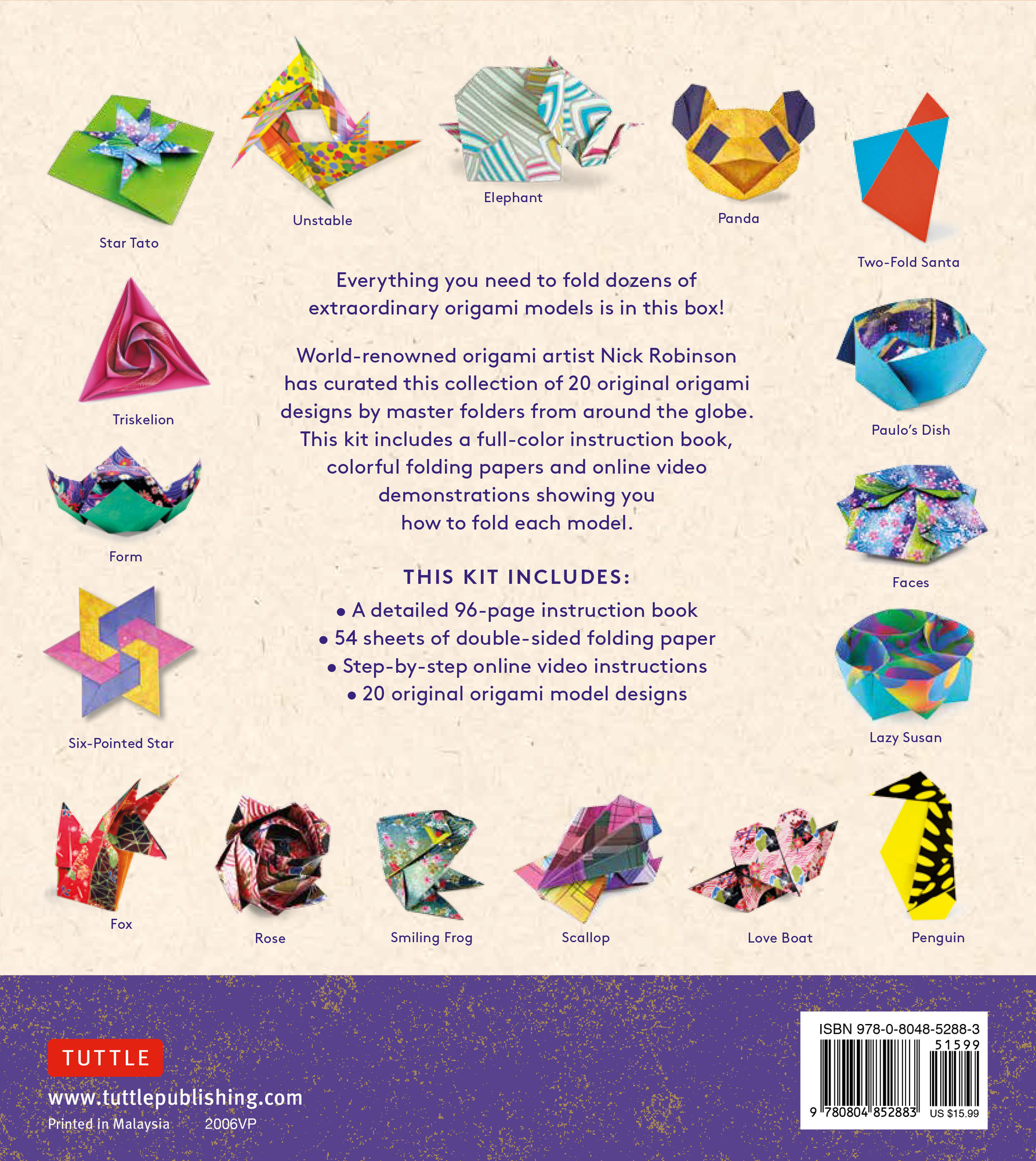 Origami Masters Kit (9780804852883) - Tuttle Publishing
