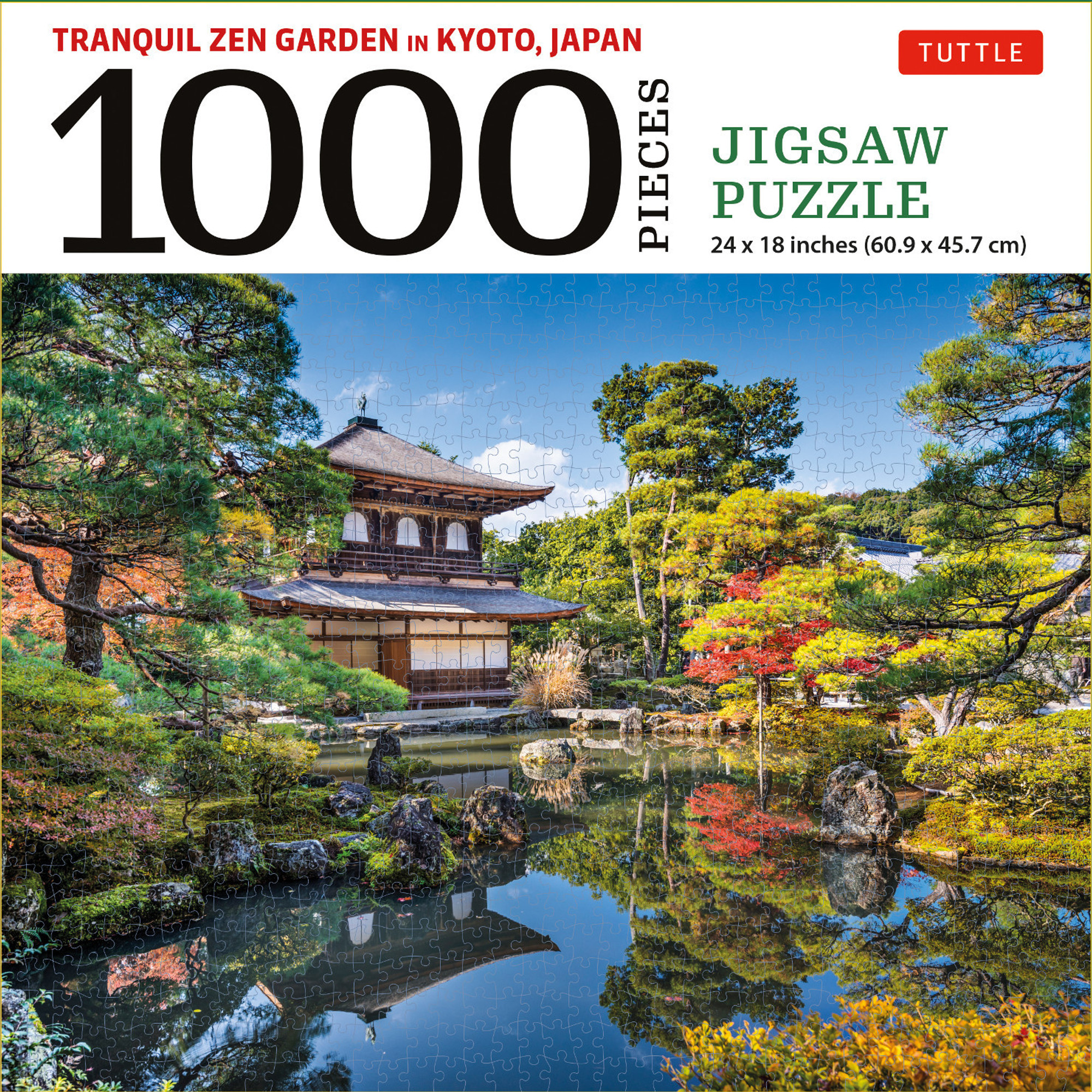 Kinkaku-ji Zen Temple Kyoto Japan Sunset Travel Jigsaw Puzzle