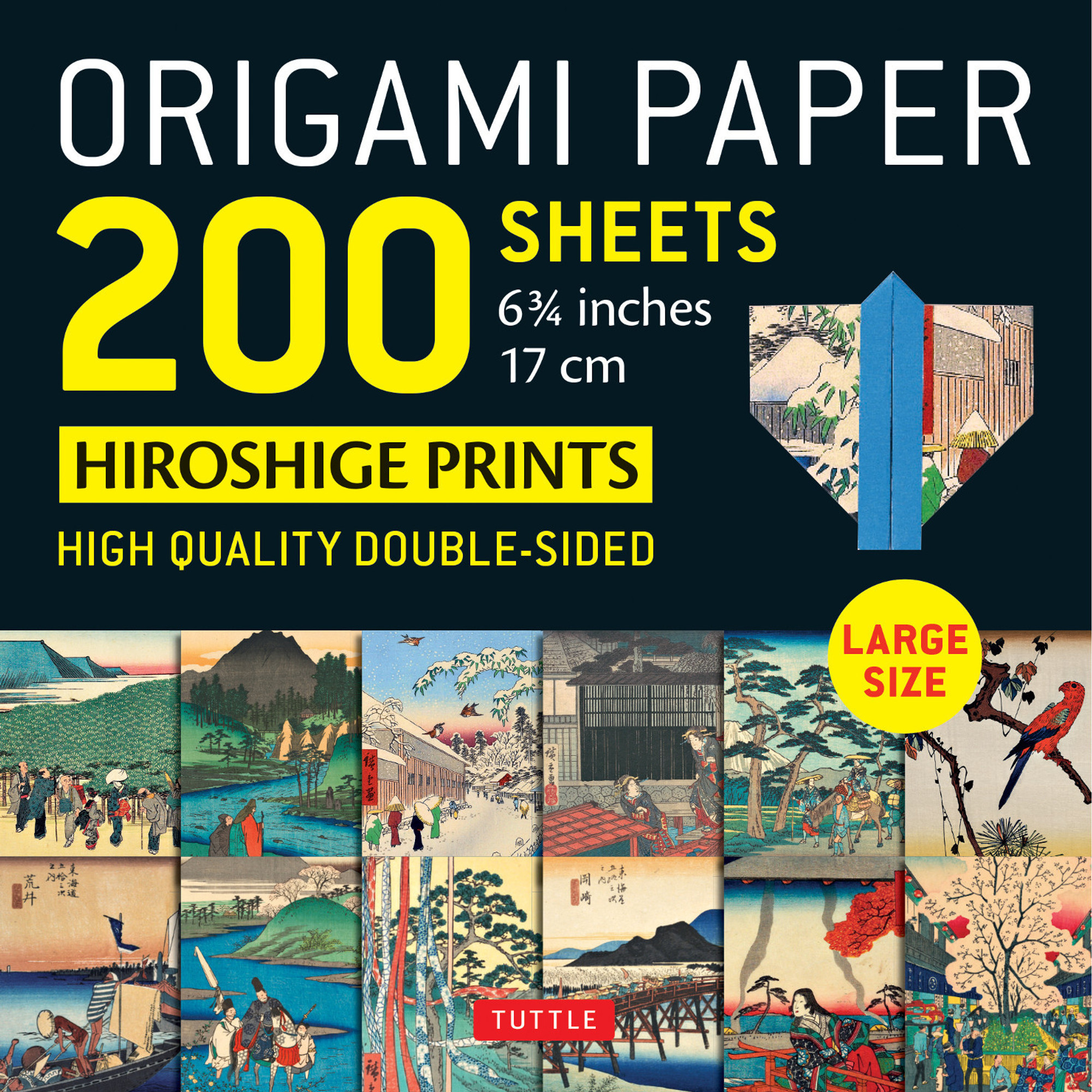 Origami Paper - Hokusai Prints - Large 8 1/4 - 48 Sheets: Tuttle Origami  Paper: Double-Sided Origami Sheets Printed with 8 Different Designs