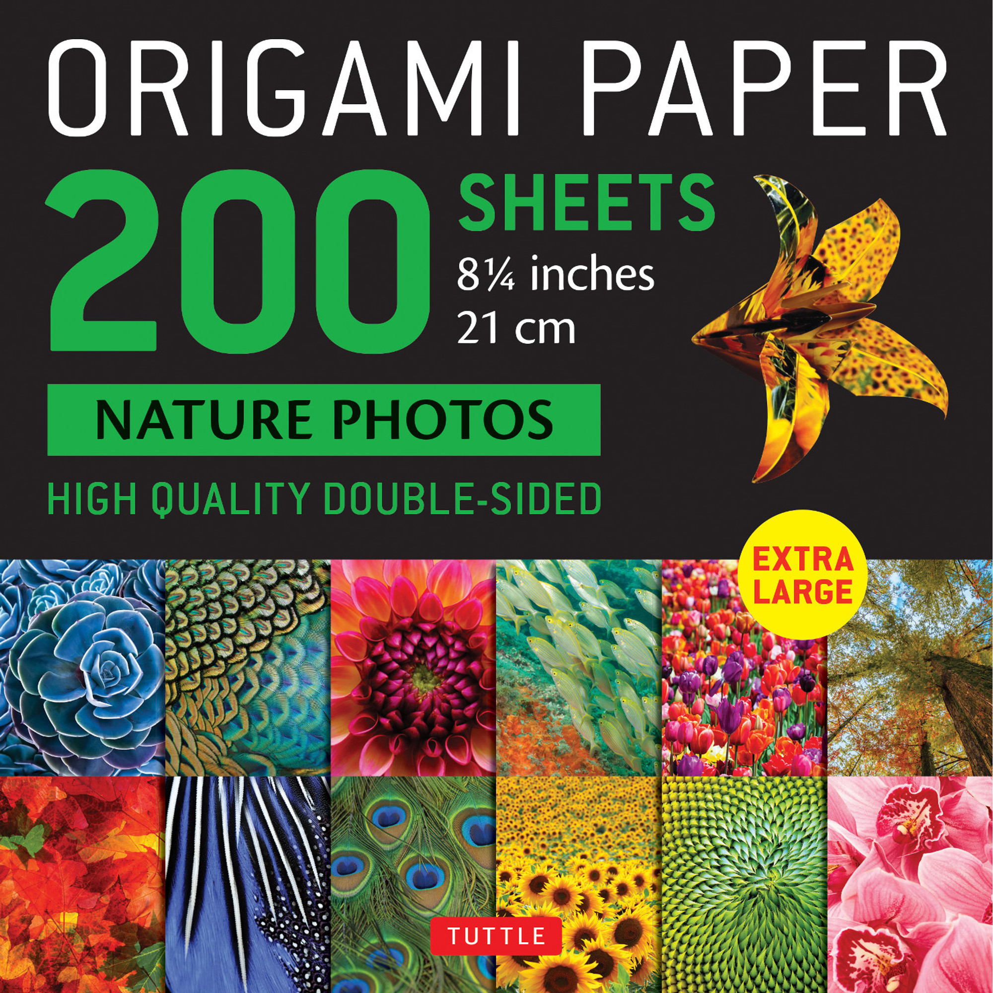 Large 200 Sheets Japanese Shibori Patterns Origami Paper