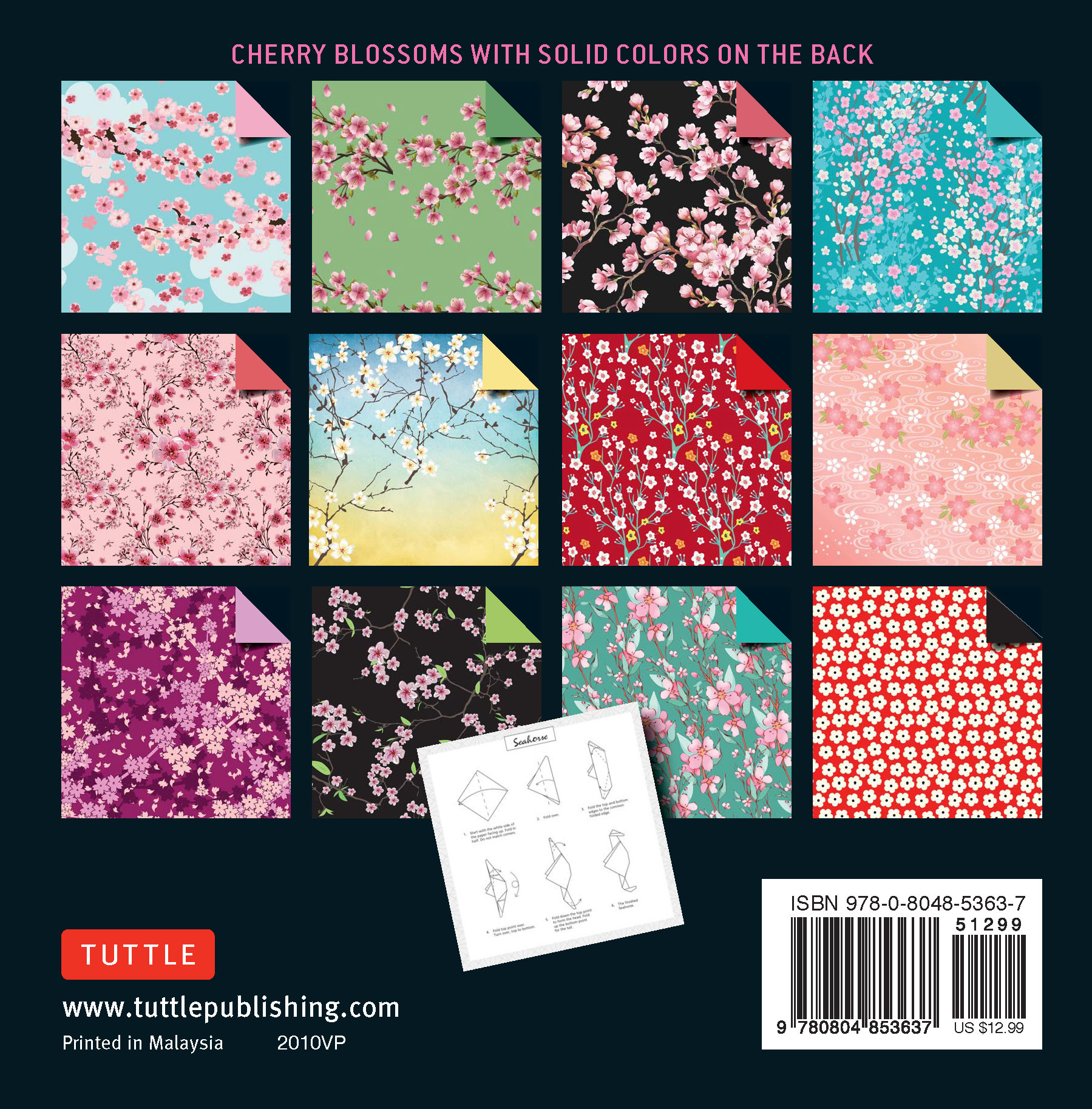Origami Paper 500 sheets Cherry Blossoms 6