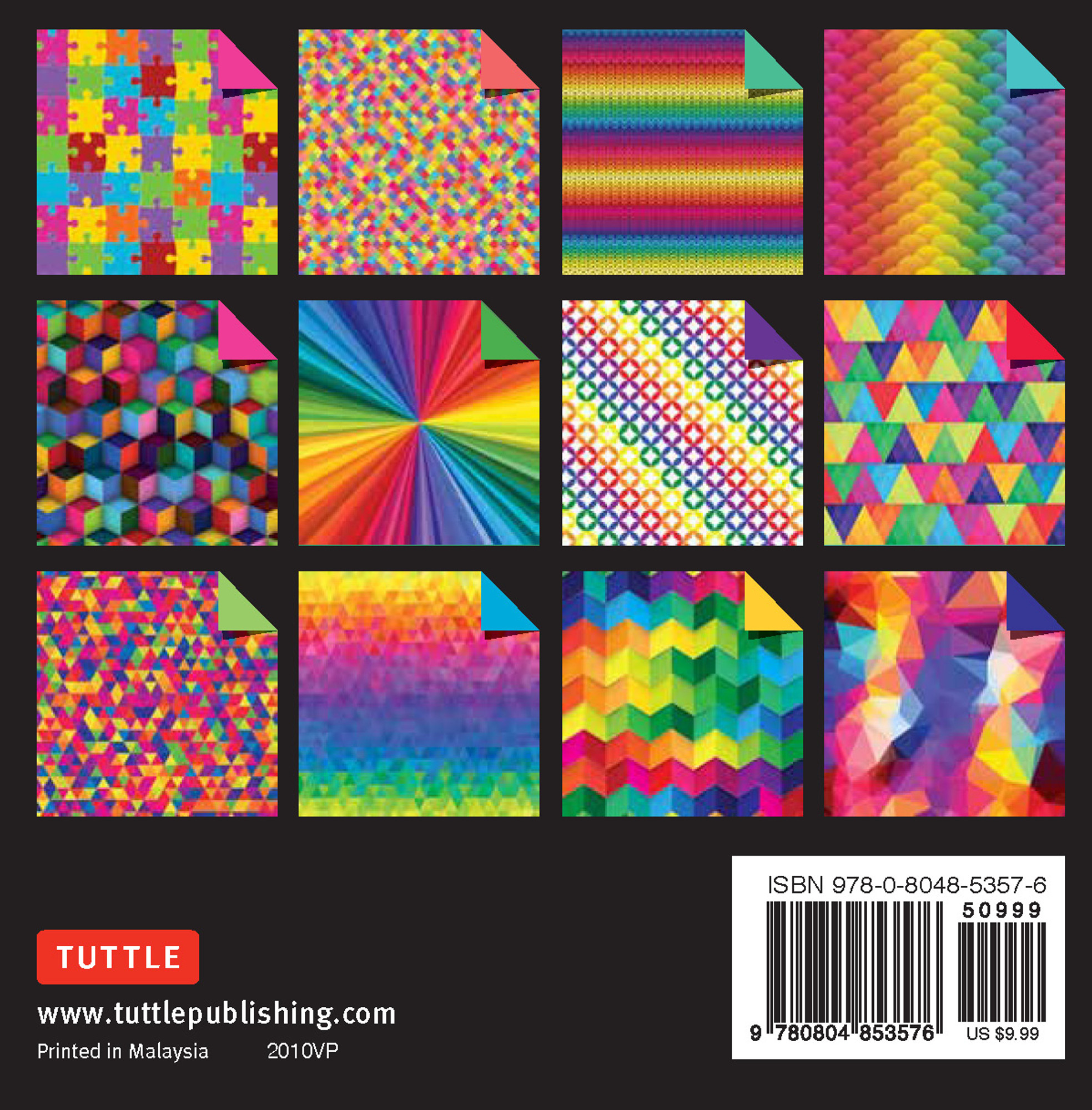 Origami Paper 500 sheets Rainbow Colors 4 (10 cm) (9780804852364) - Tuttle  Publishing