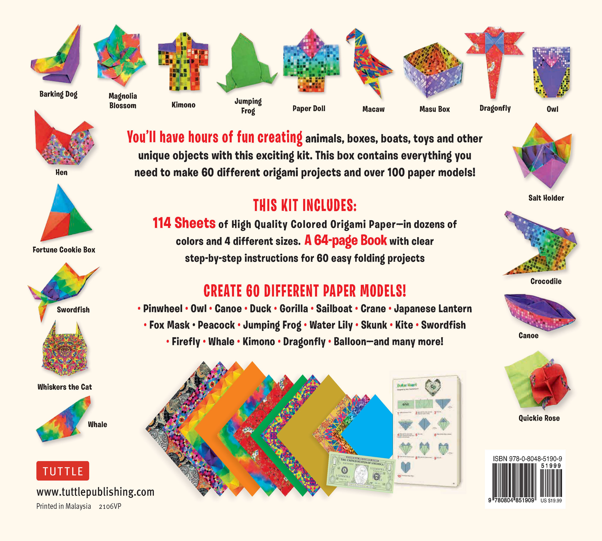 Origami Fun for Kids Kit (9780804846080) - Tuttle Publishing