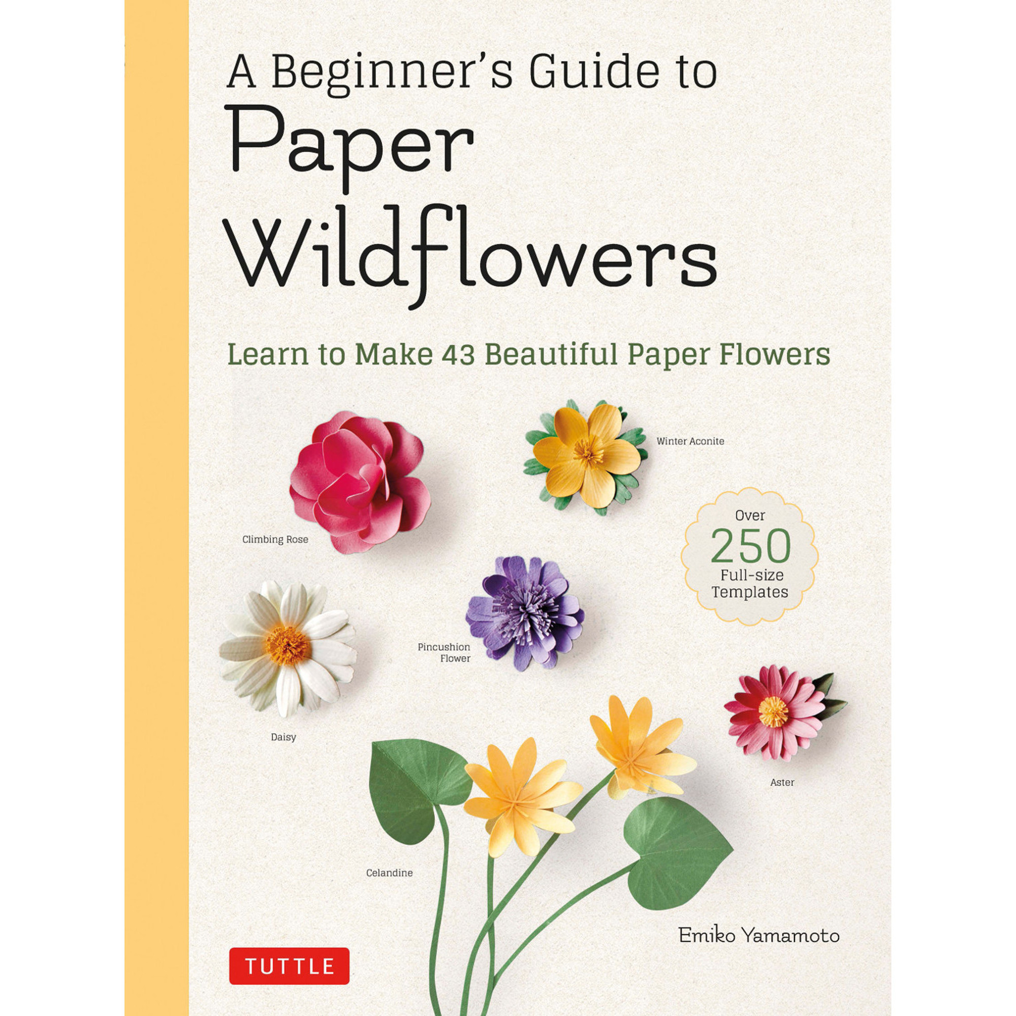 A BEGINNER'S GUIDE TO QUILLING PAPER FLOWERS-Japanese Style-Quilled Craft  Book