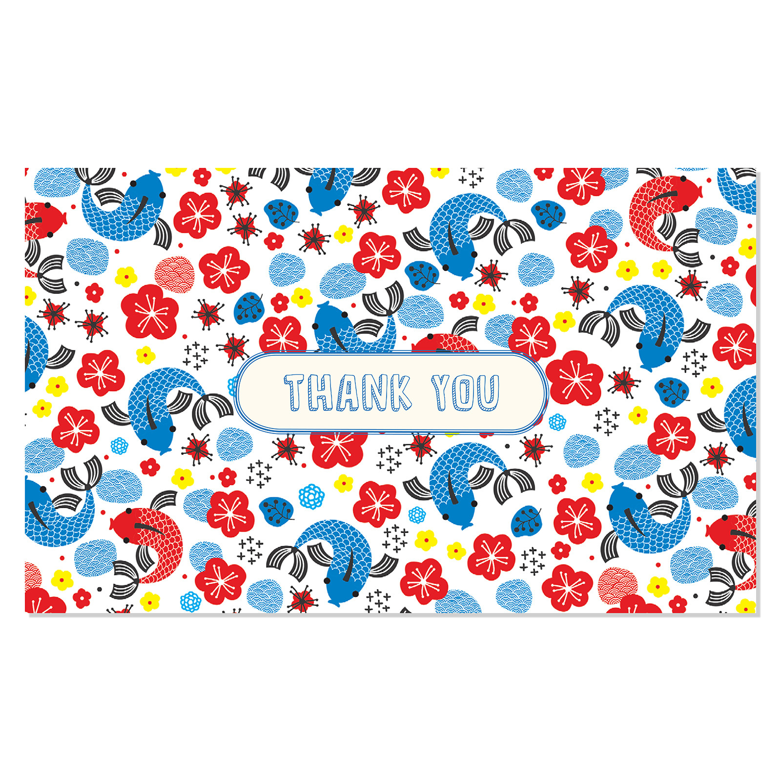 Chiyogami, 40 Thank You Cards with Envelopes (9780804854337
