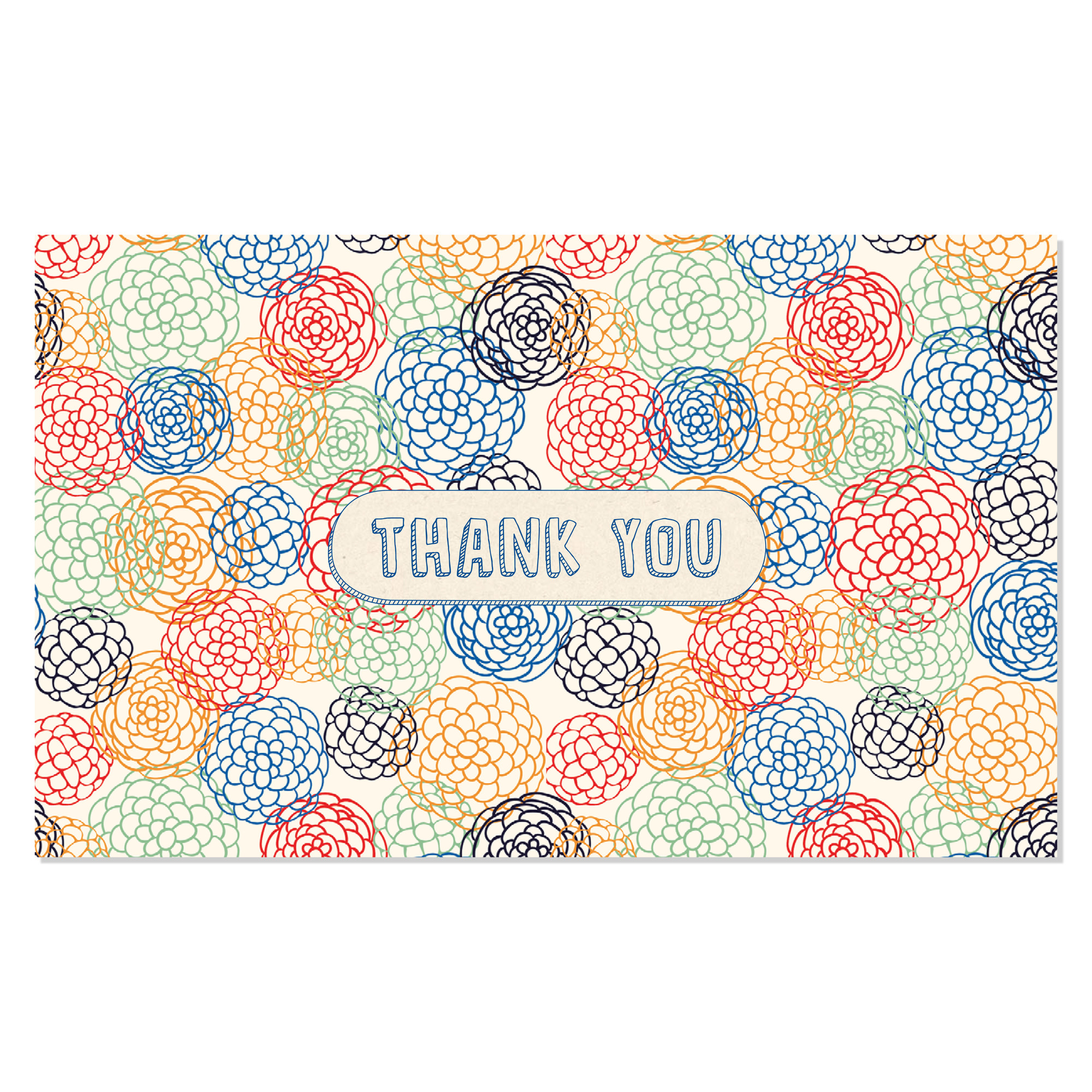 Chiyogami, 40 Thank You Cards with Envelopes (9780804854337