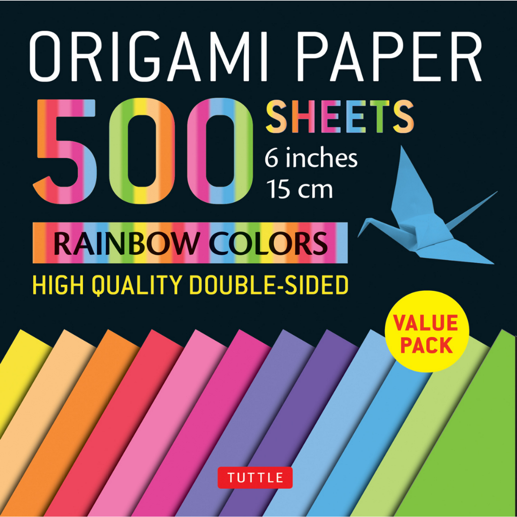 Origami Paper in a Box - Rainbow Patterns: 200 Sheets of Tuttle