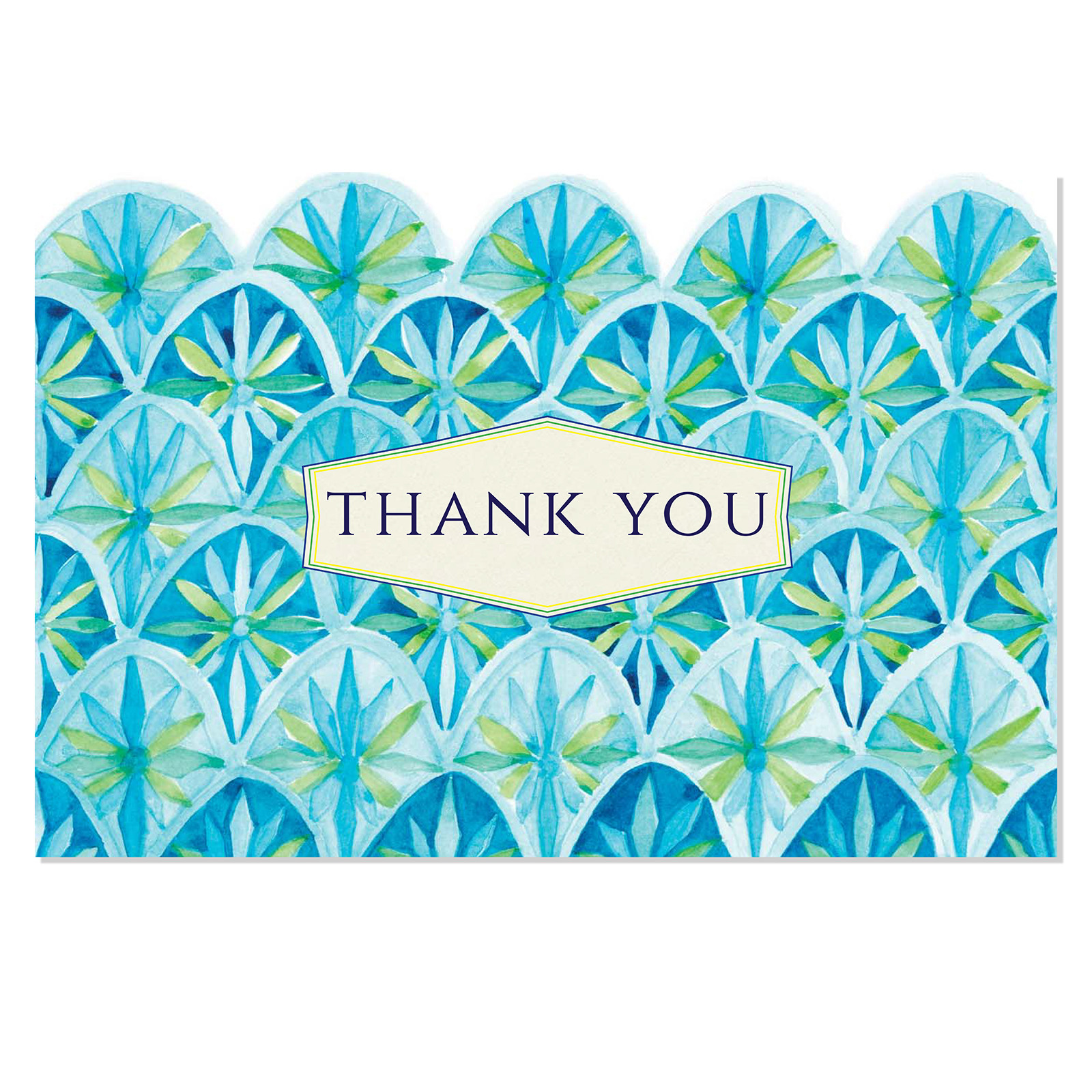 Nature Watercolors, 40 Thank You Cards with Envelopes