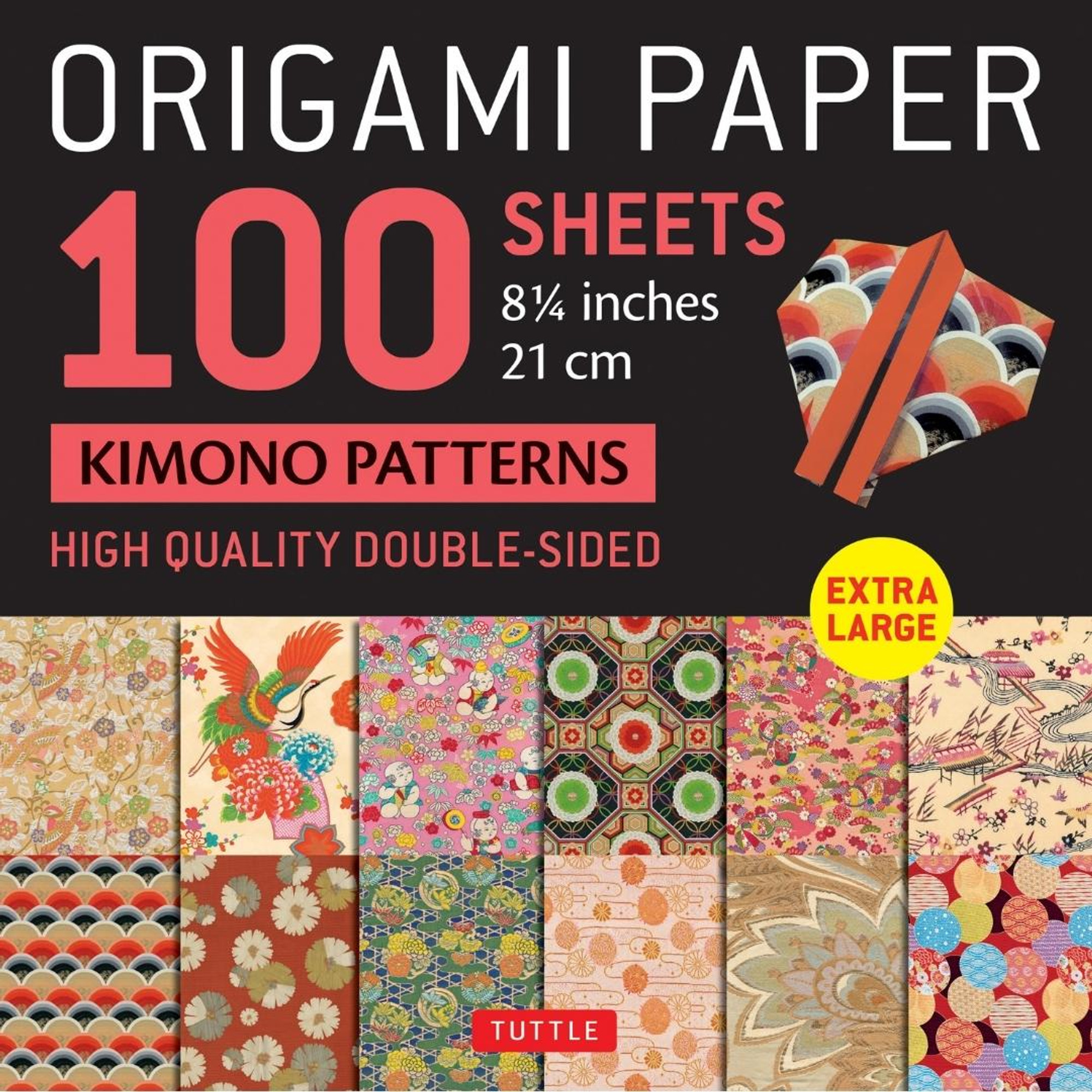 Origami Paper 100 sheets Kimono Patterns 8 1/4 (21 cm) (9780804855129)