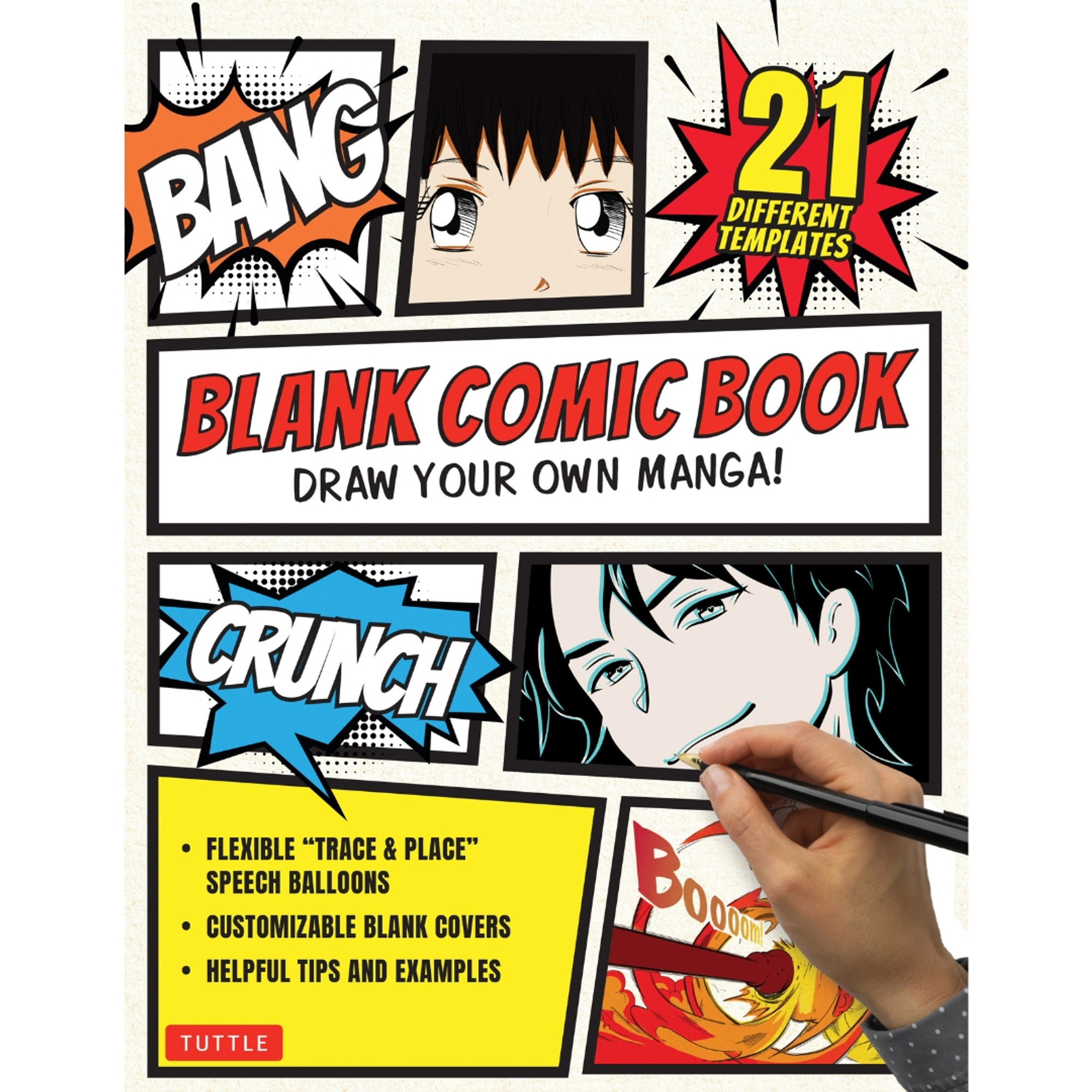 Buy Blank Comic Book: Create Your Own Graphic Novel with a Variety of  Templates - Bright Colors from Japan - Buy authentic Plus exclusive items  from Japan