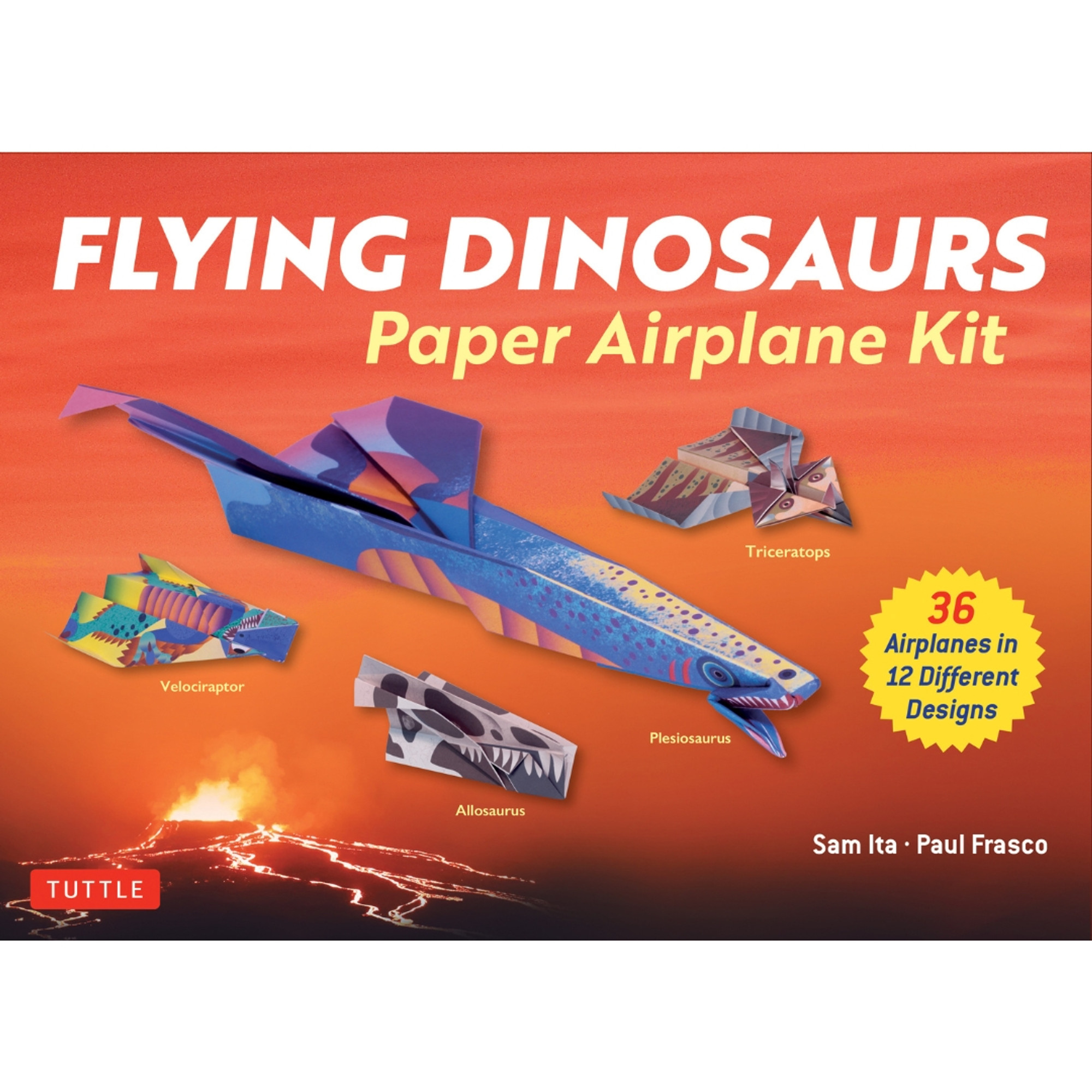Flying Dinosaurs Paper Airplane Kit (9780804855884)
