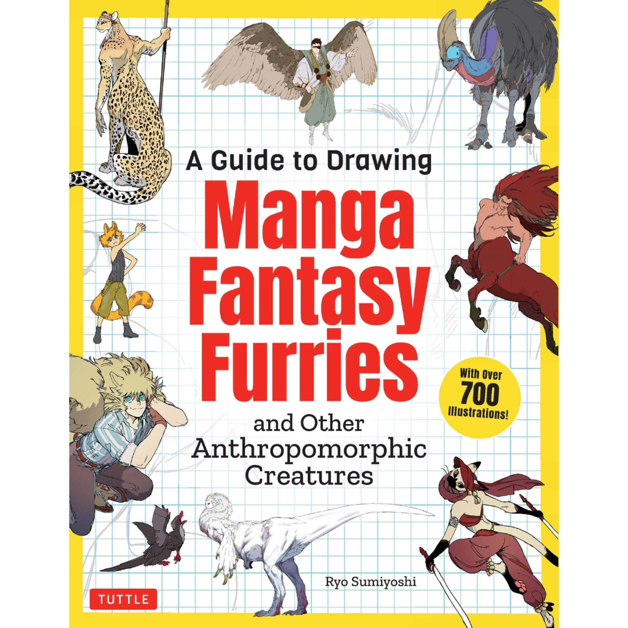 A Guide to Drawing Manga Fantasy Furries (9784805317341) Tuttle