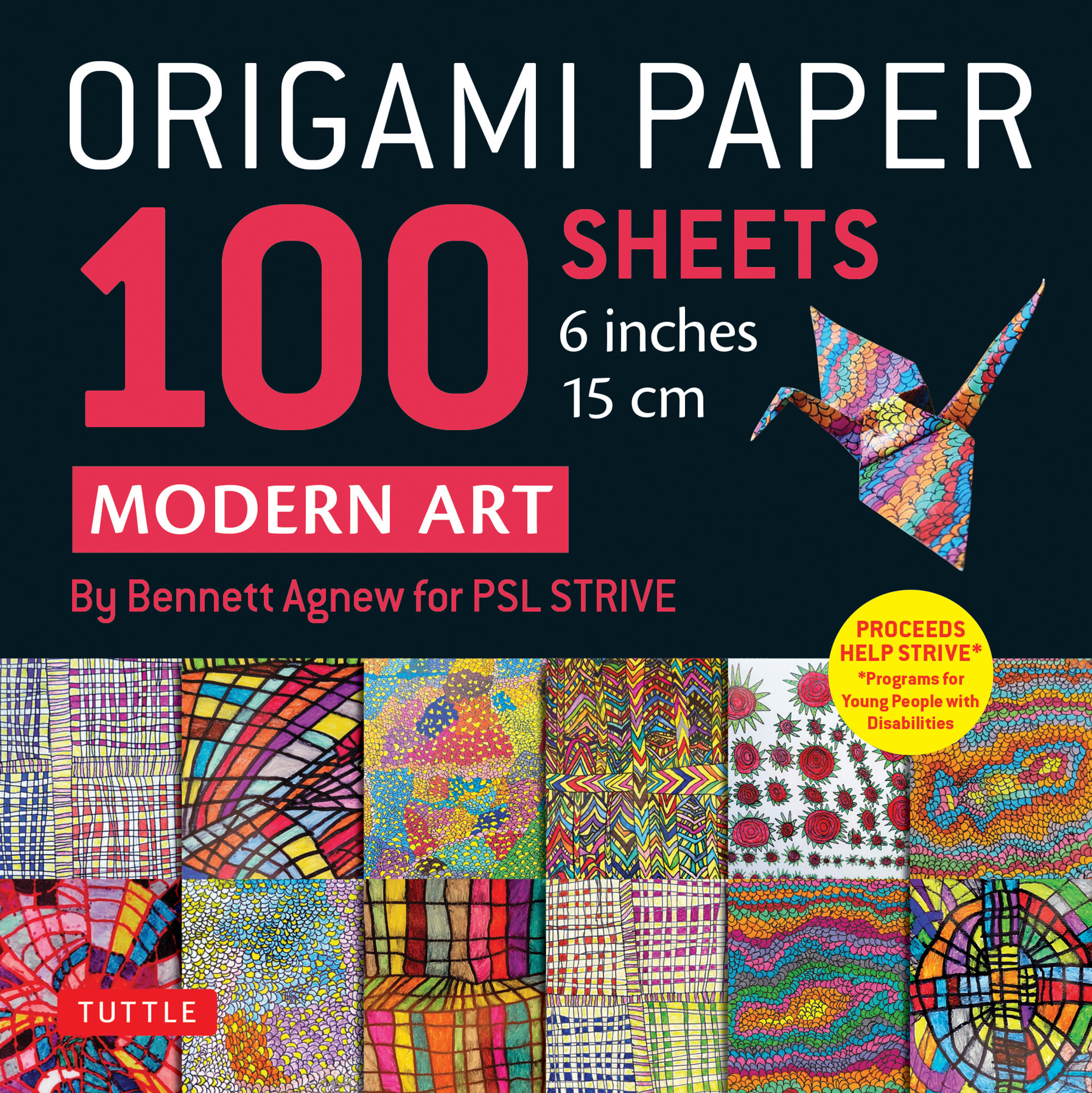 100 Sheets Origami Paper 20x20cm 8 inch Vivid Colours for Arts Crafts Projects