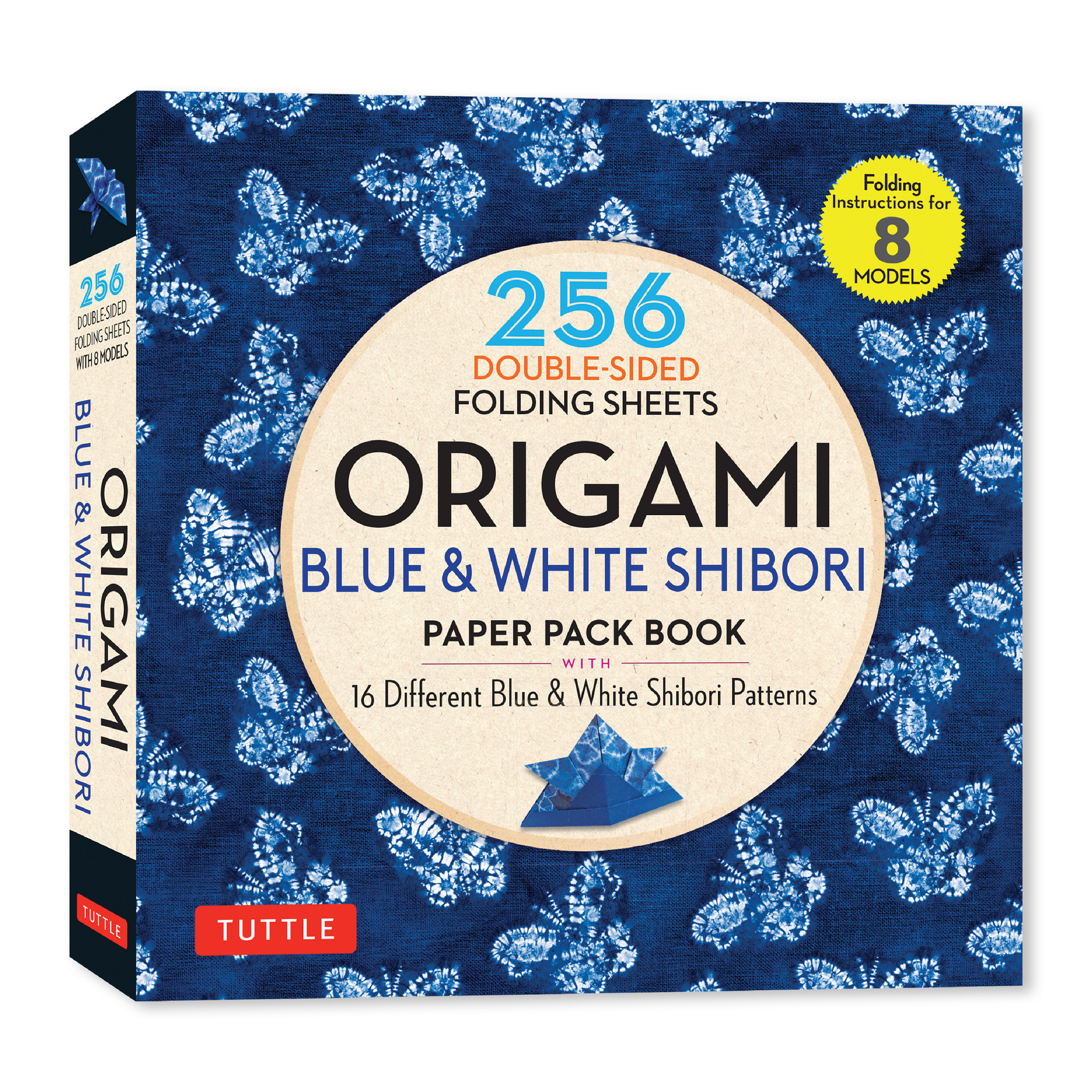 Origami Blue & White Shibori Paper Pack Book (9780804859622