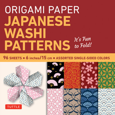 Origami Paper - Japanese Washi Patterns - 6" - 96 Sheets