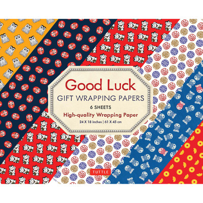 Good Luck Gift Wrapping Papers - 6 sheets (9780804851152)