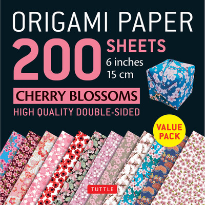 Origami Paper 200 sheets Cherry Blossoms 6" (15 cm) (9780804850315)